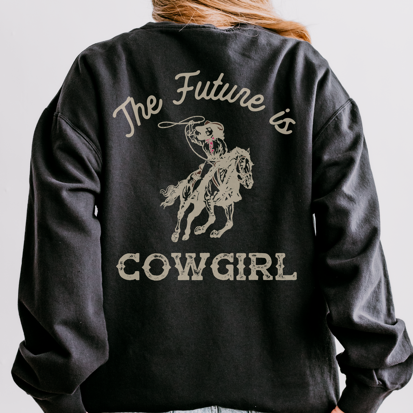 Future Is Cowgirl Crewneck Sweatshirt