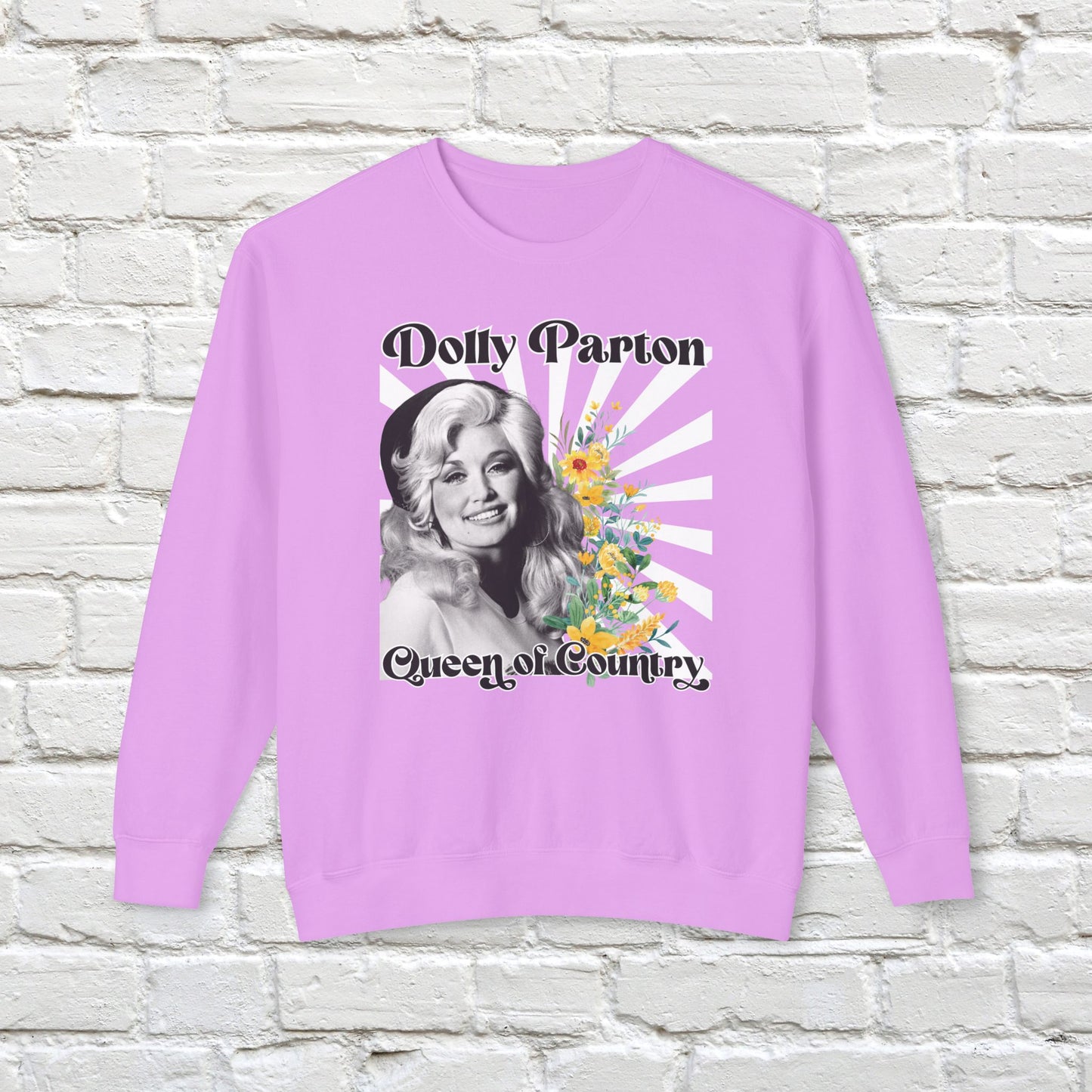 Dolly Parton Queen of Country Cozy Sweatshirt
