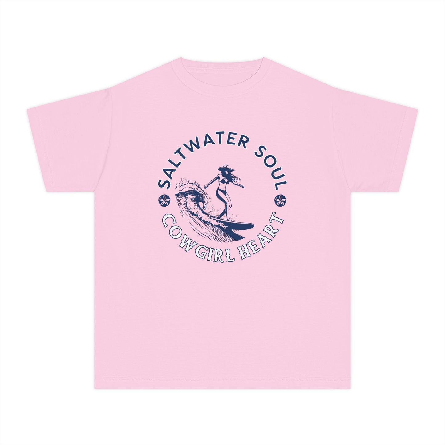 Saltwater Soul, Cowgirl Heart Kids Tee