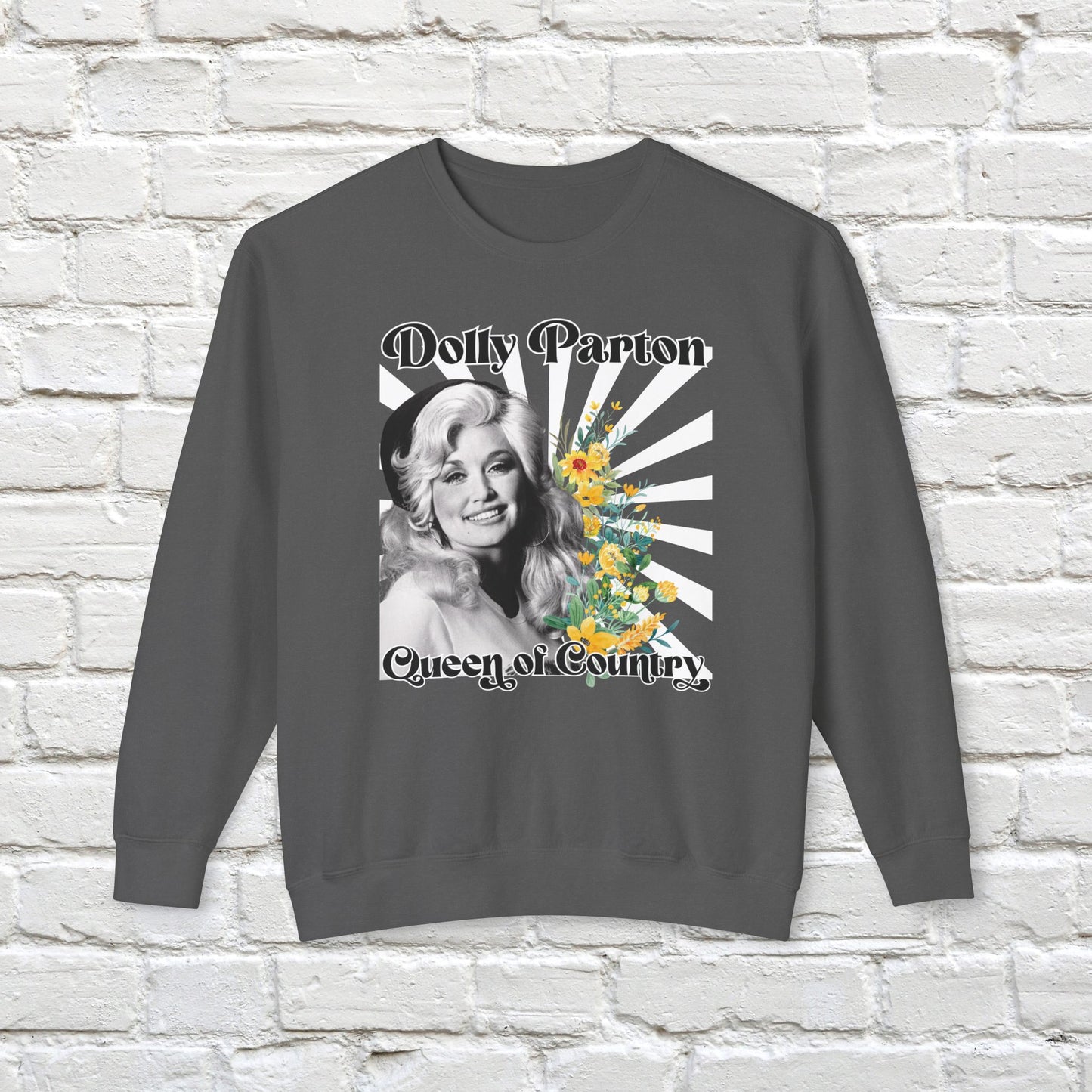 Dolly Parton Queen of Country Cozy Sweatshirt