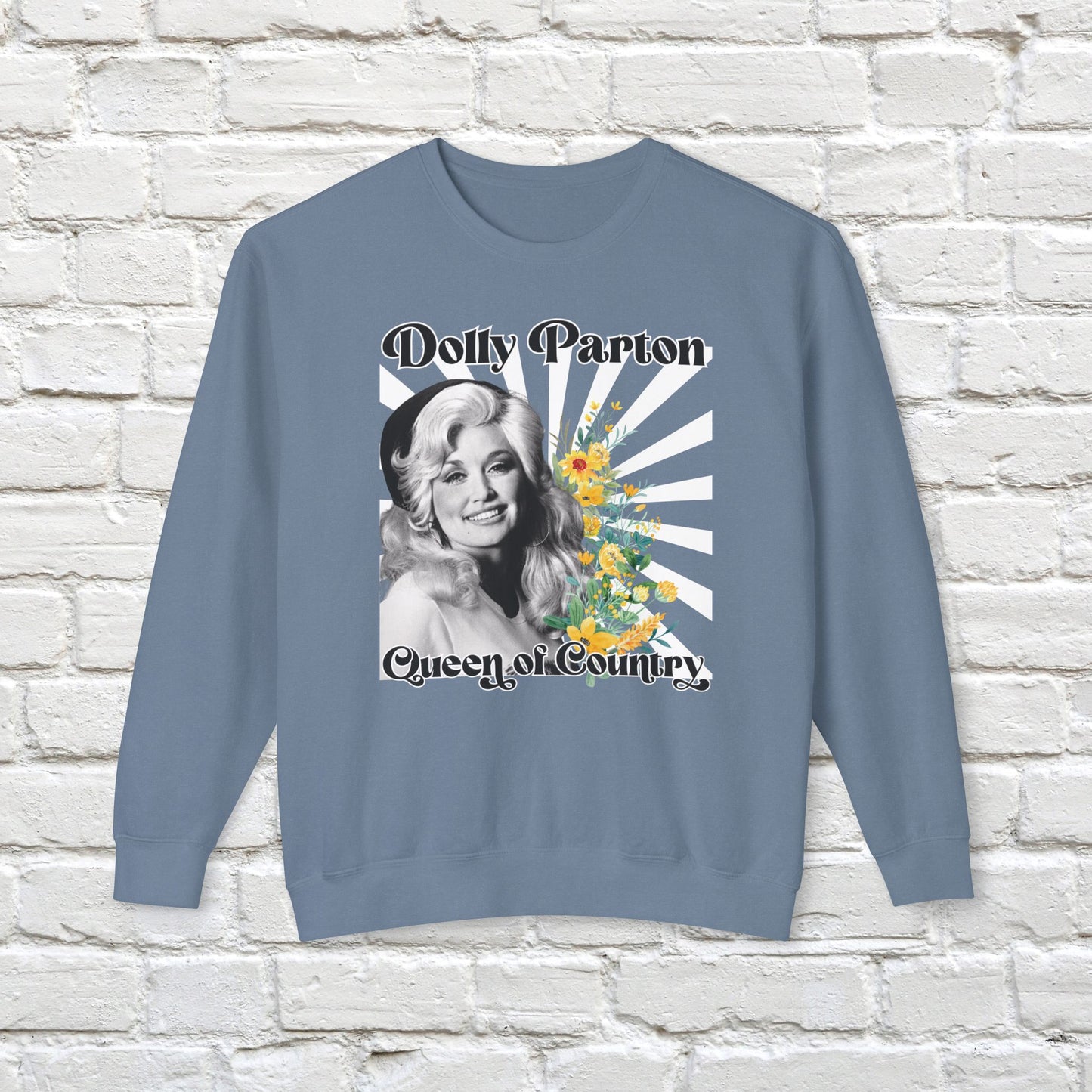 Dolly Parton Queen of Country Cozy Sweatshirt
