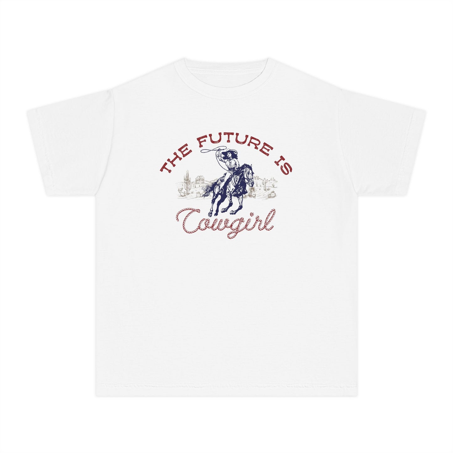 The Future Is Cowgirl Kids Tee