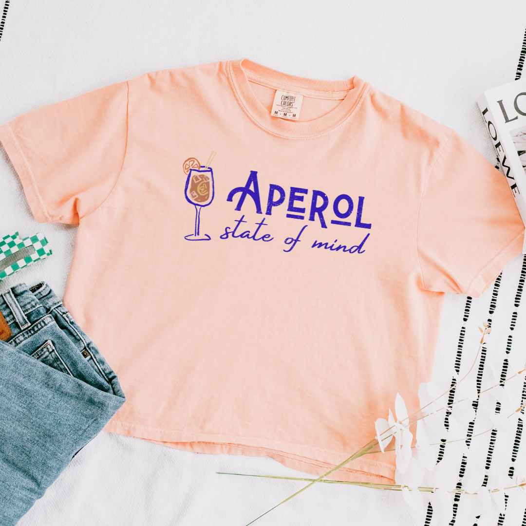 Aperol State of Mind Boxy Top | Cocktail Tee