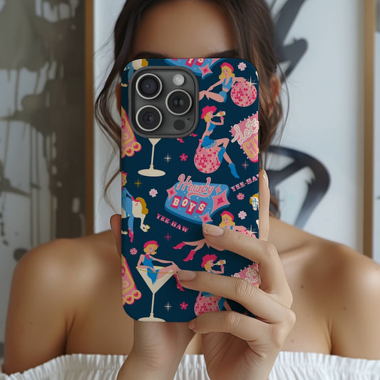 Cowgirl Cocktails Tough Iphone Case