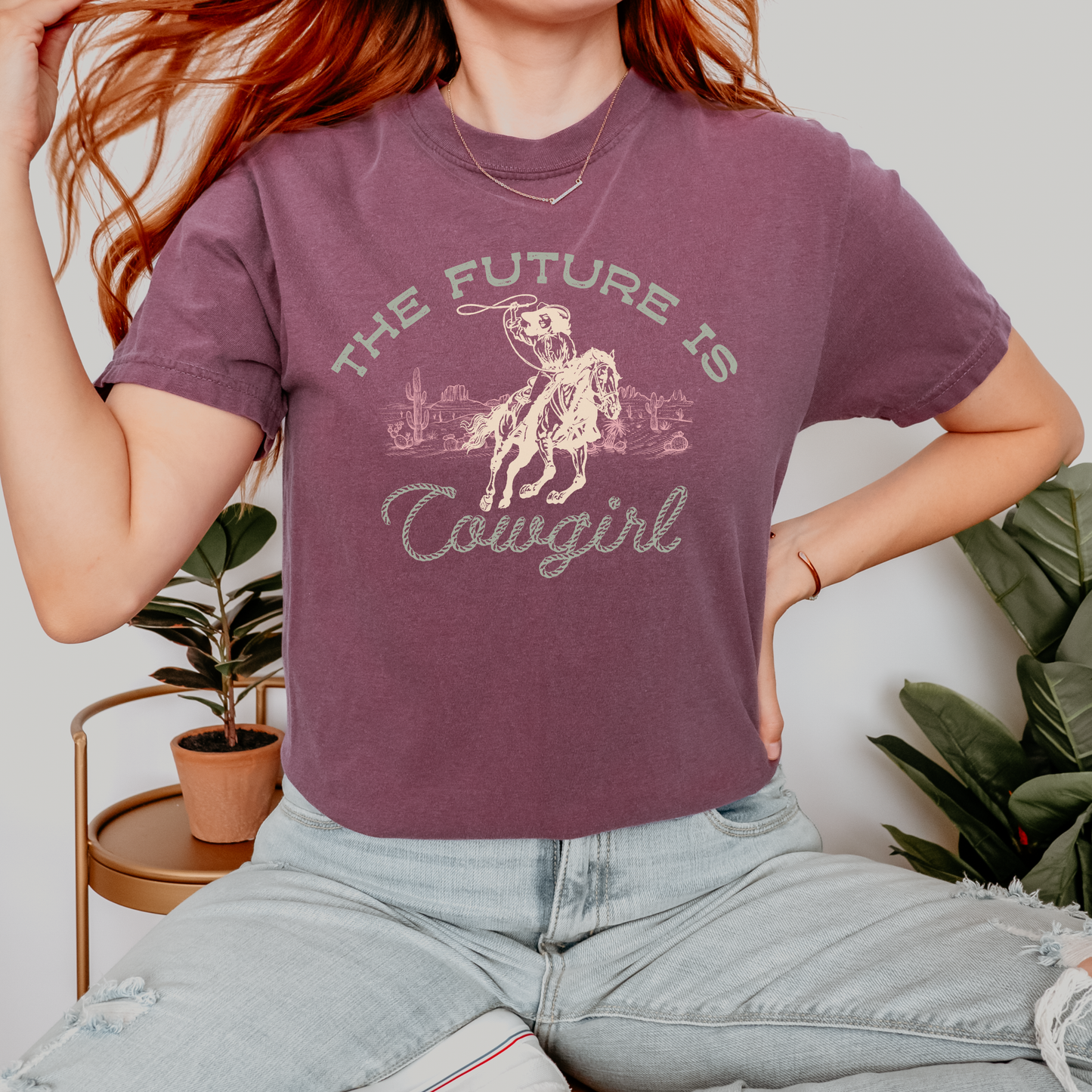The Future Is Cowgirl Tee