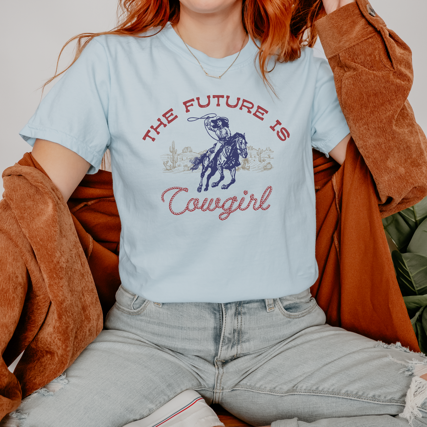 The Future Is Cowgirl Tee