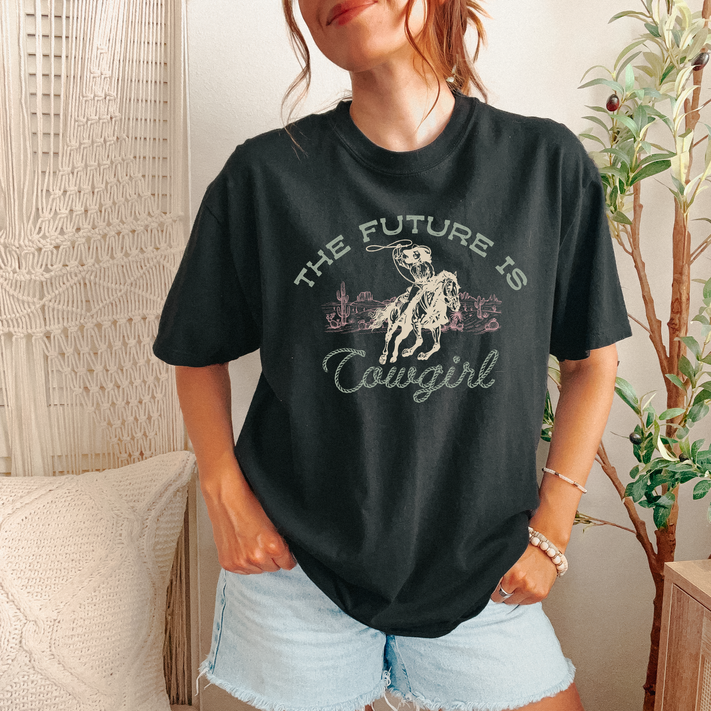 The Future Is Cowgirl Tee