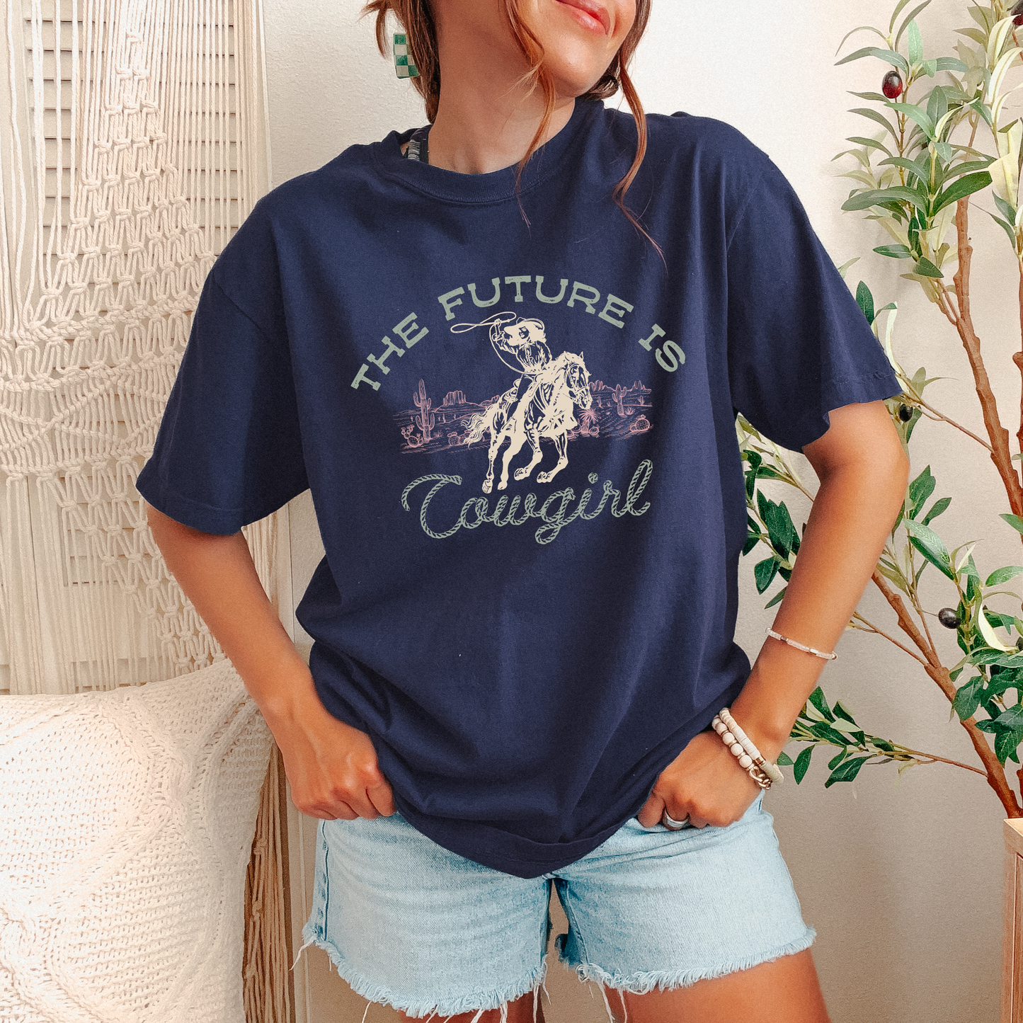 The Future Is Cowgirl Tee