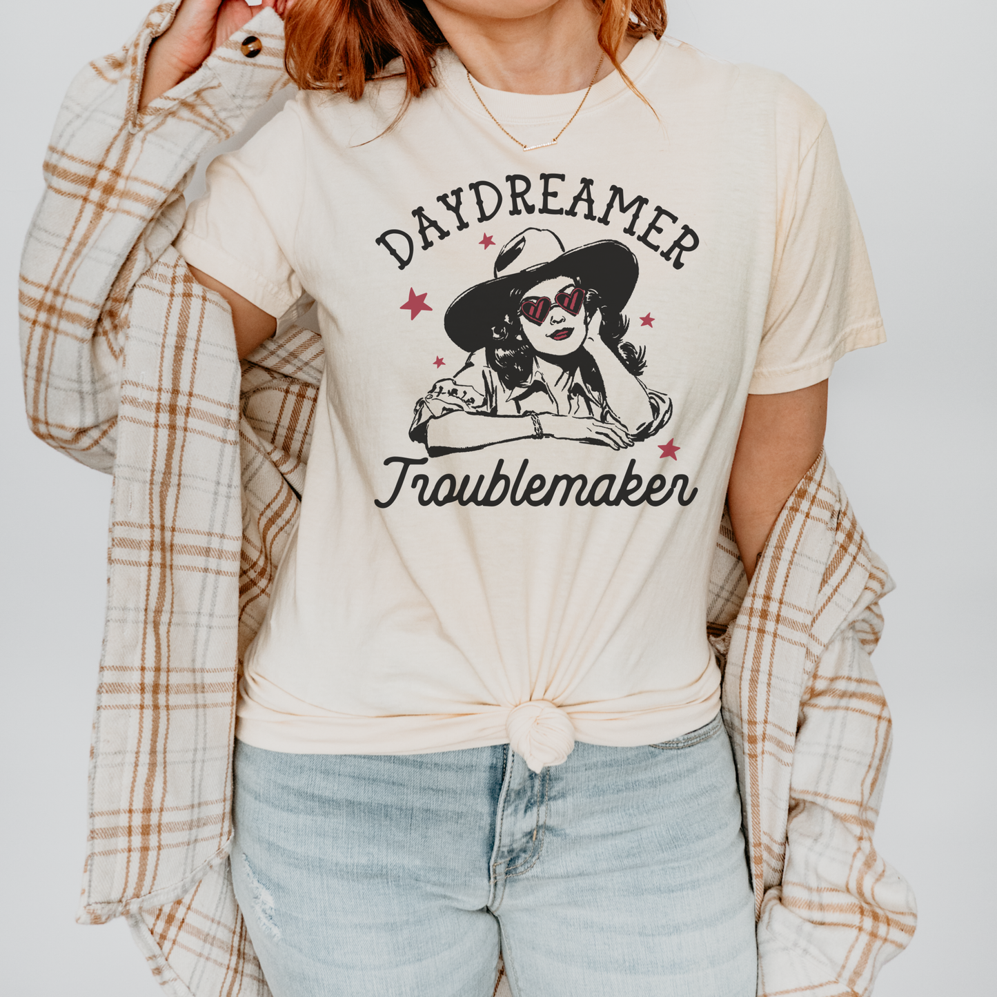Daydreamer Troublemaker Cowgirl T-Shirt