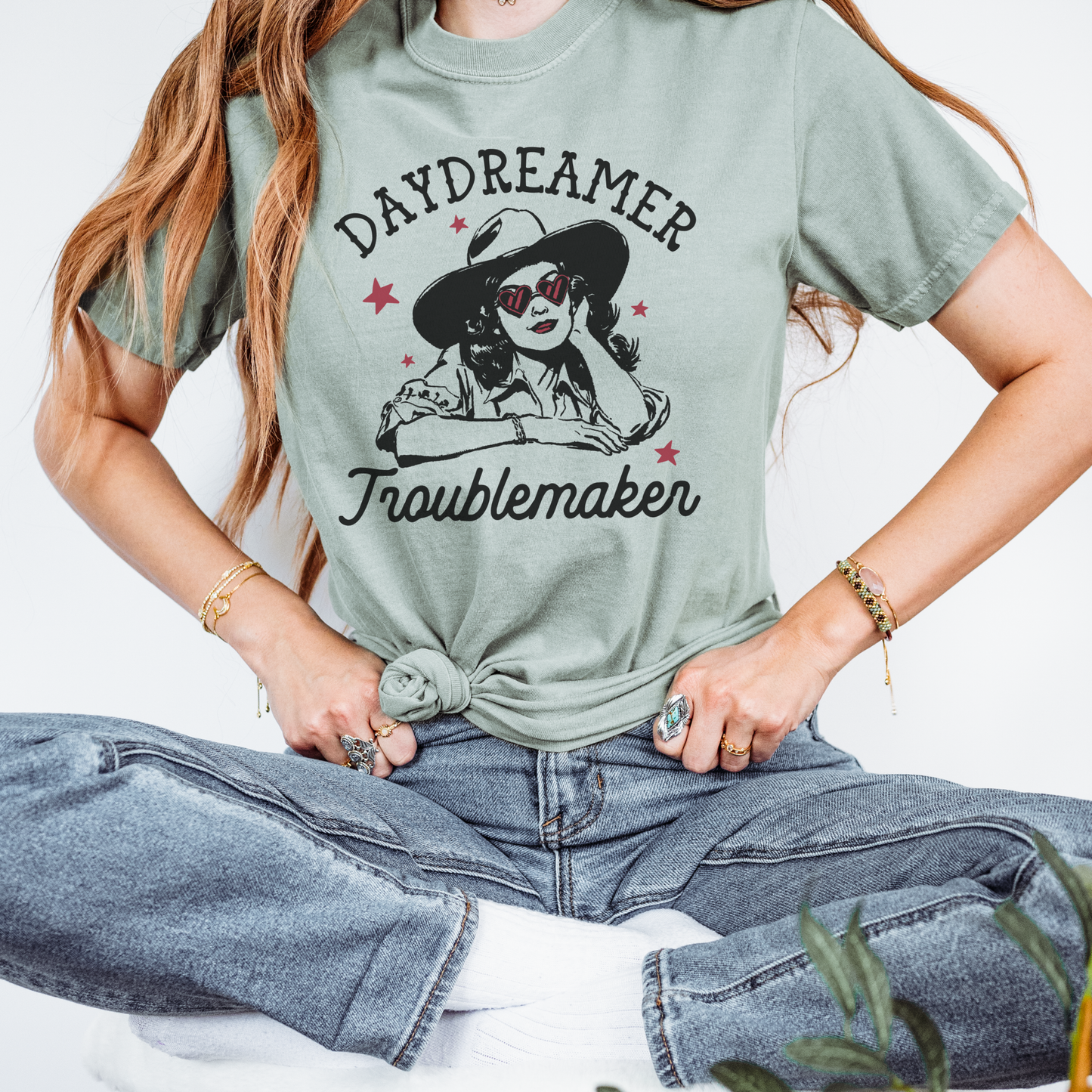 Daydreamer Troublemaker Cowgirl T-Shirt