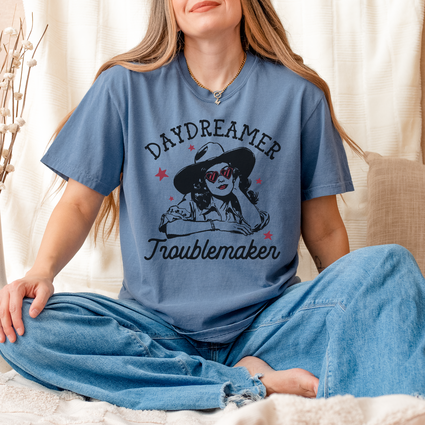 Daydreamer Troublemaker Cowgirl T-Shirt