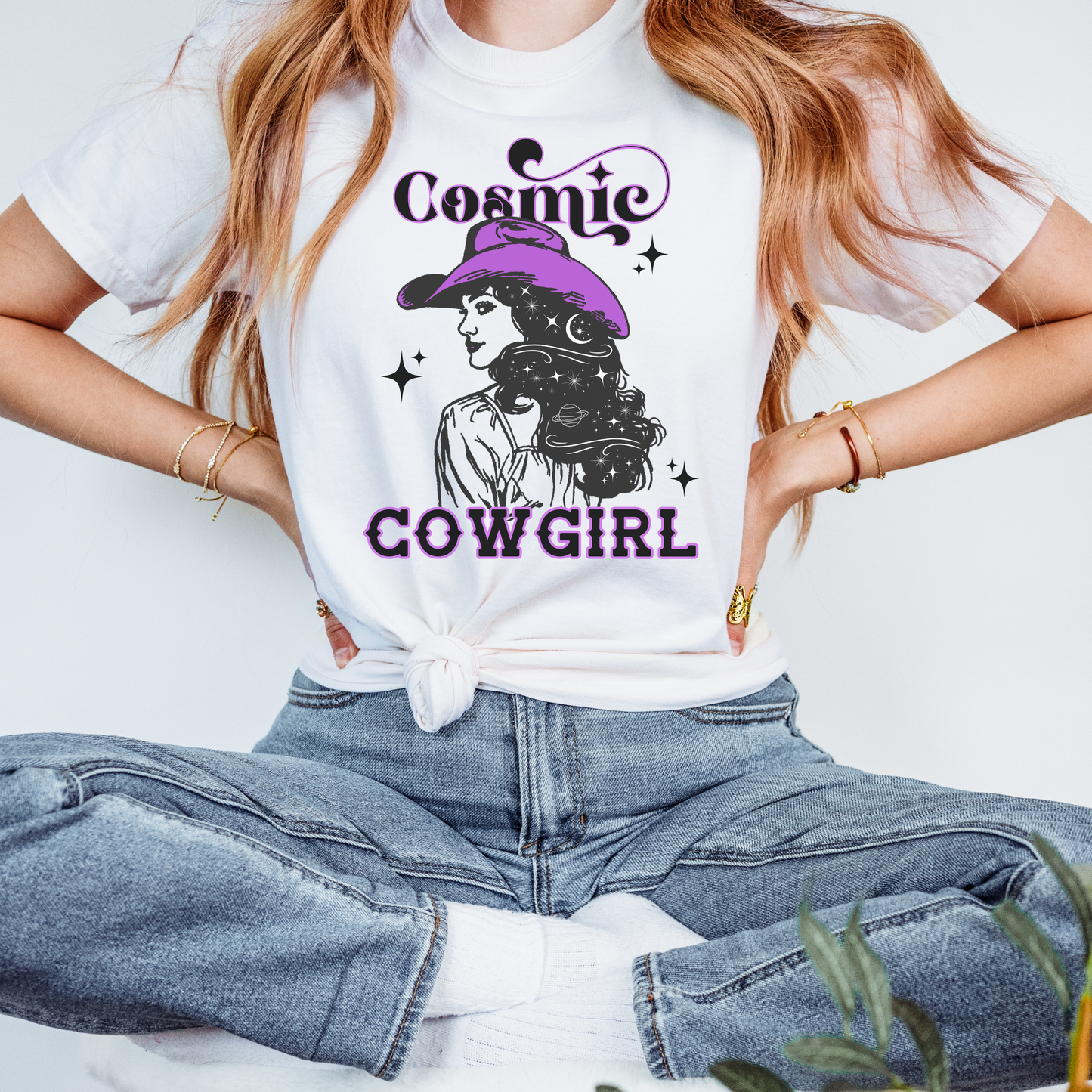 Cosmic Cowgirl Tee