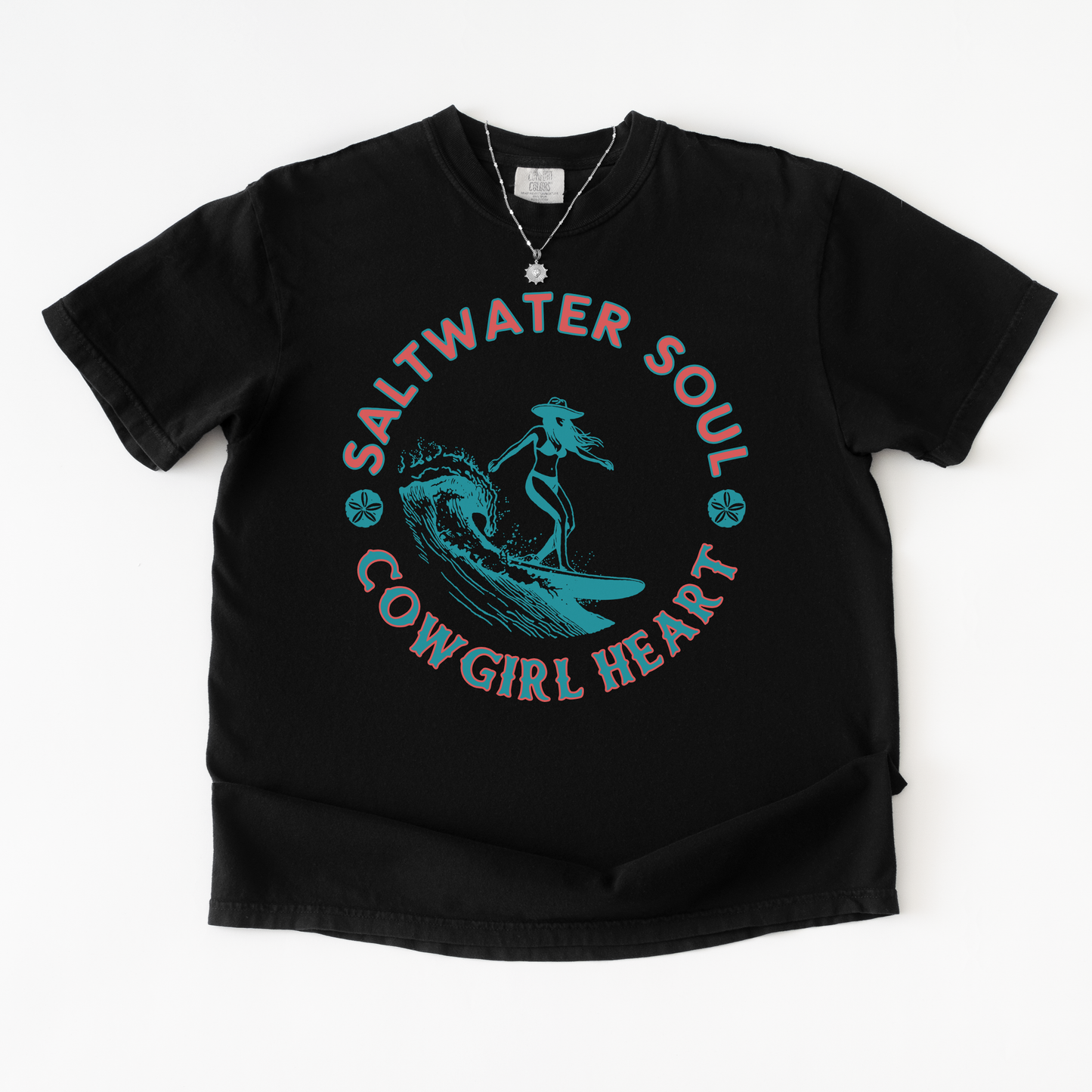 Saltwater Soul Cowgirl Heart Tee