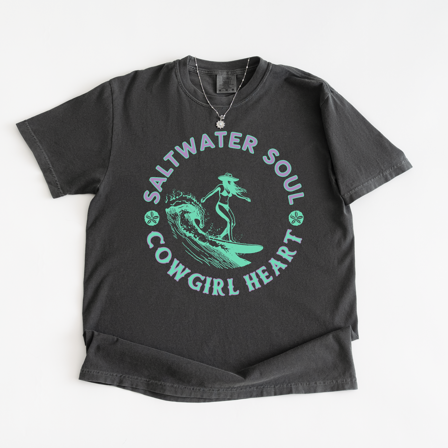 Saltwater Soul Cowgirl Heart Tee