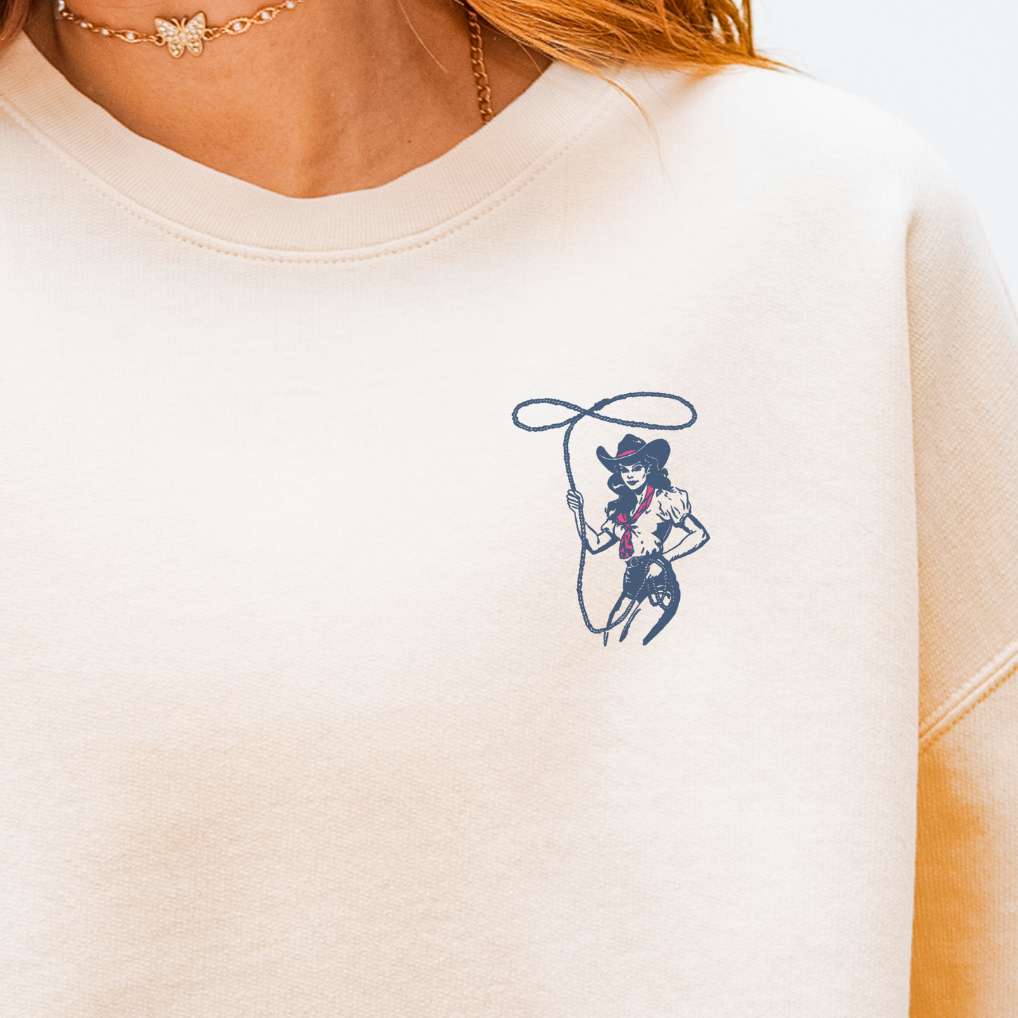Future Is Cowgirl Crewneck Sweatshirt