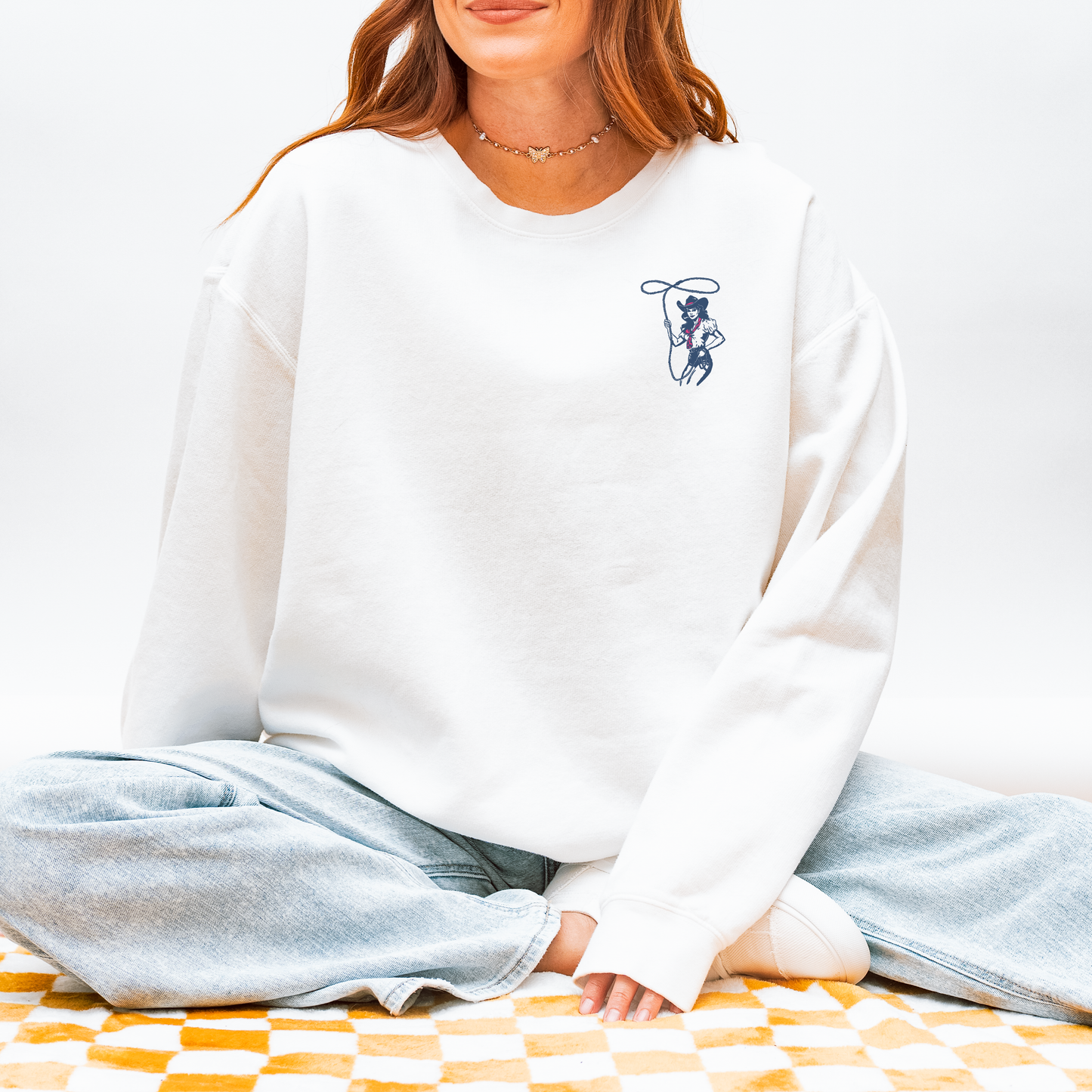 Future Is Cowgirl Crewneck Sweatshirt