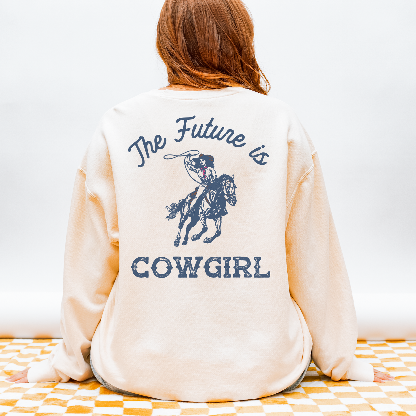 Future Is Cowgirl Crewneck Sweatshirt