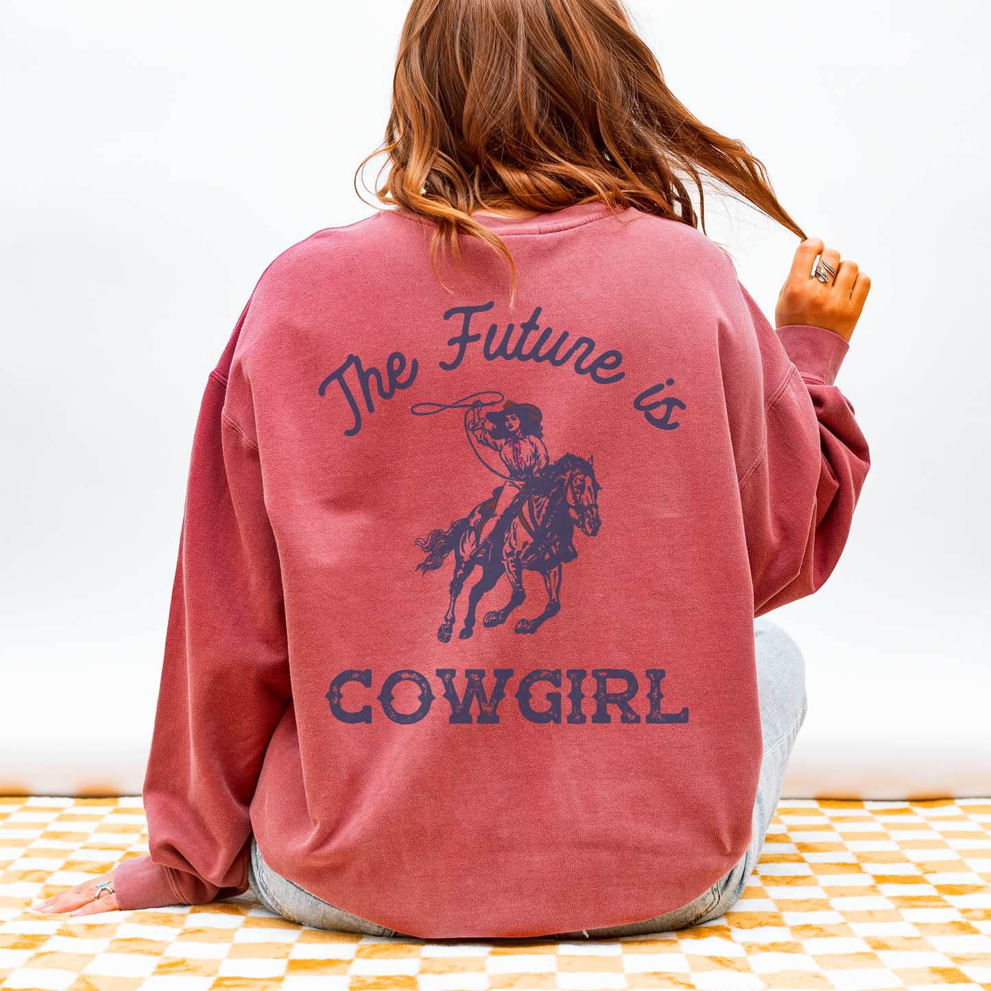 Future Is Cowgirl Crewneck Sweatshirt