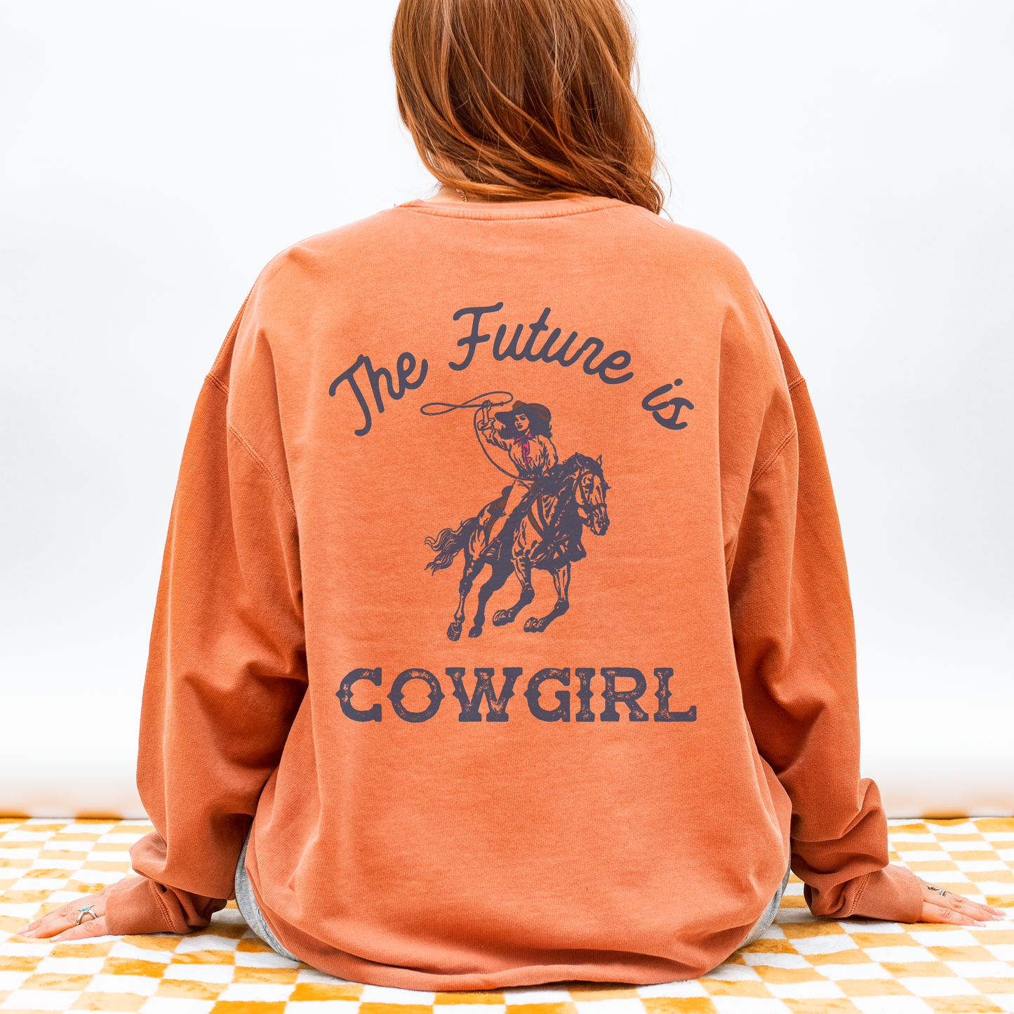 Future Is Cowgirl Crewneck Sweatshirt