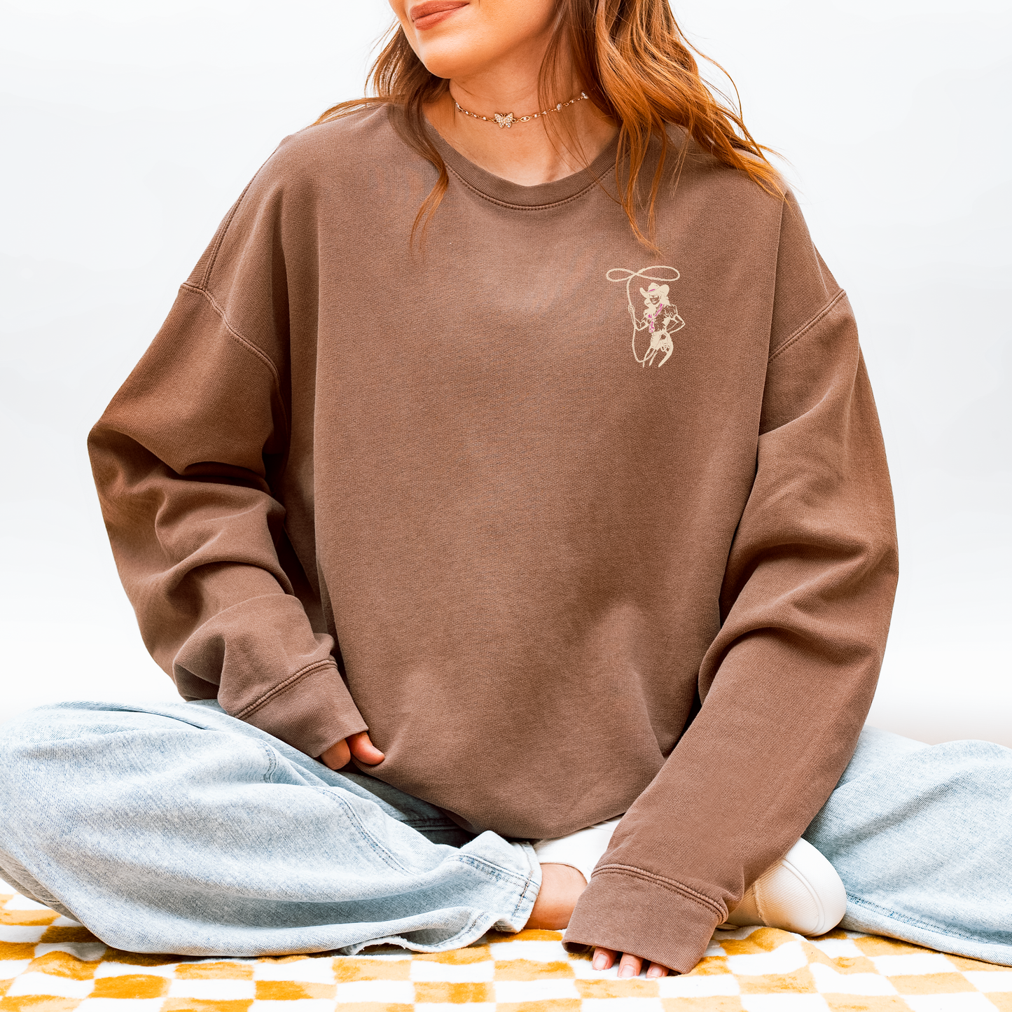 Future Is Cowgirl Crewneck Sweatshirt