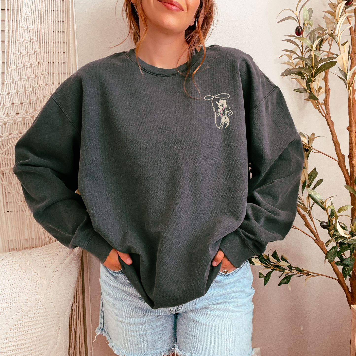 Future Is Cowgirl Crewneck Sweatshirt