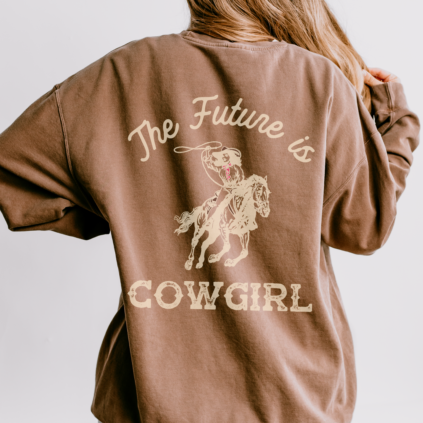 Future Is Cowgirl Crewneck Sweatshirt