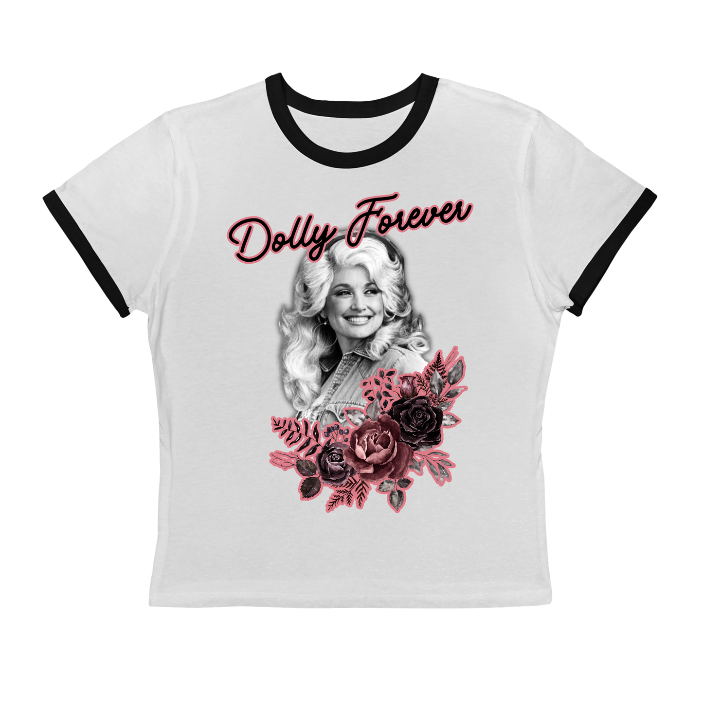 Dolly Forever Ringer Tee