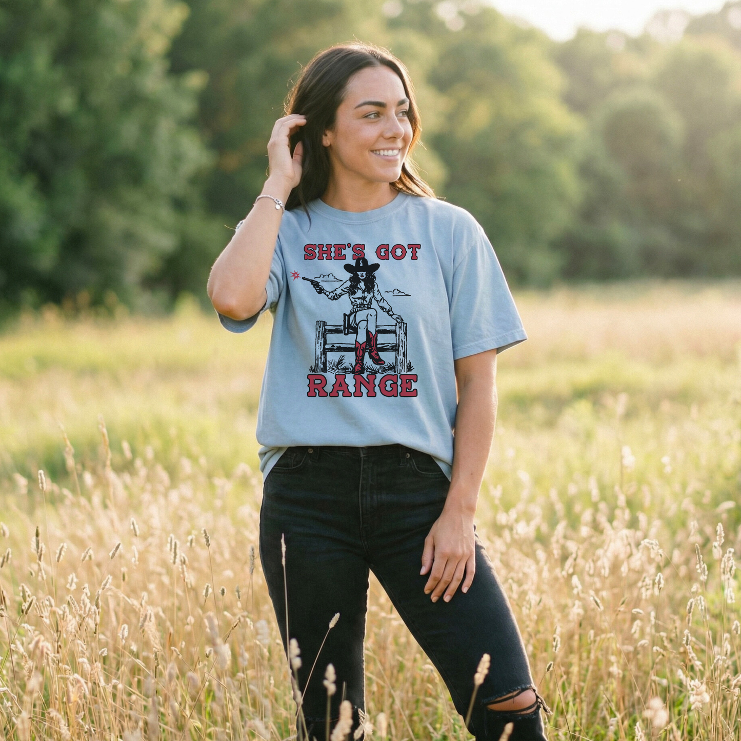 She's Got Range Cowgirl Tee