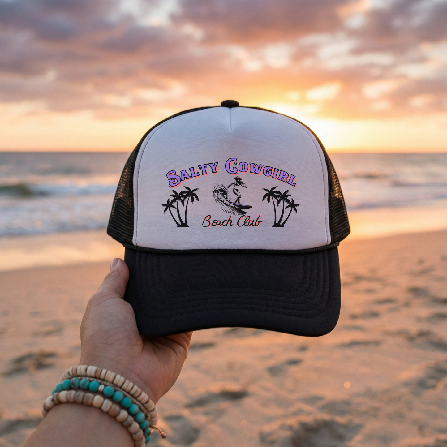 Salty Cowgirl Trucker Hat