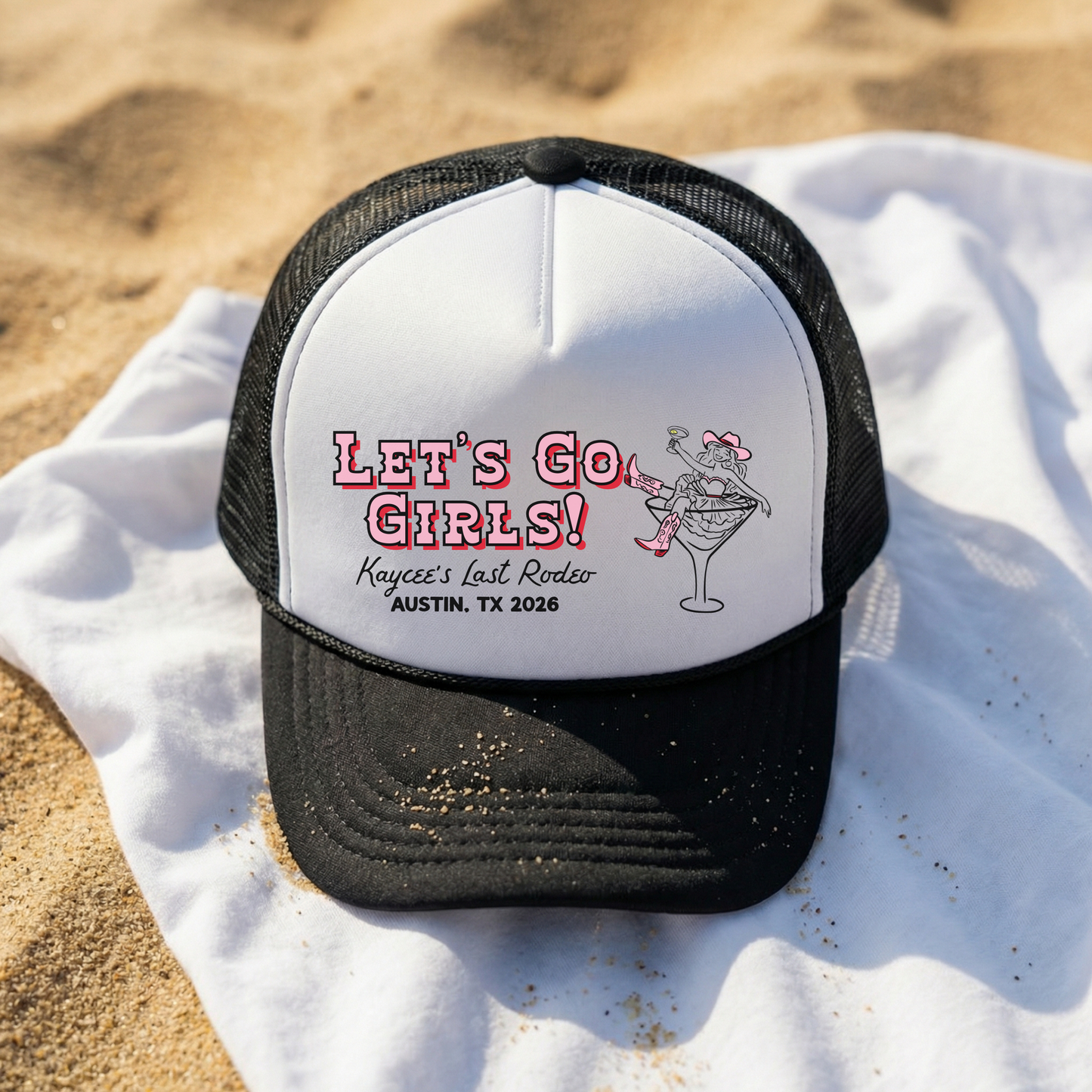 Let's Go Girls Trucker Hat | Customizable