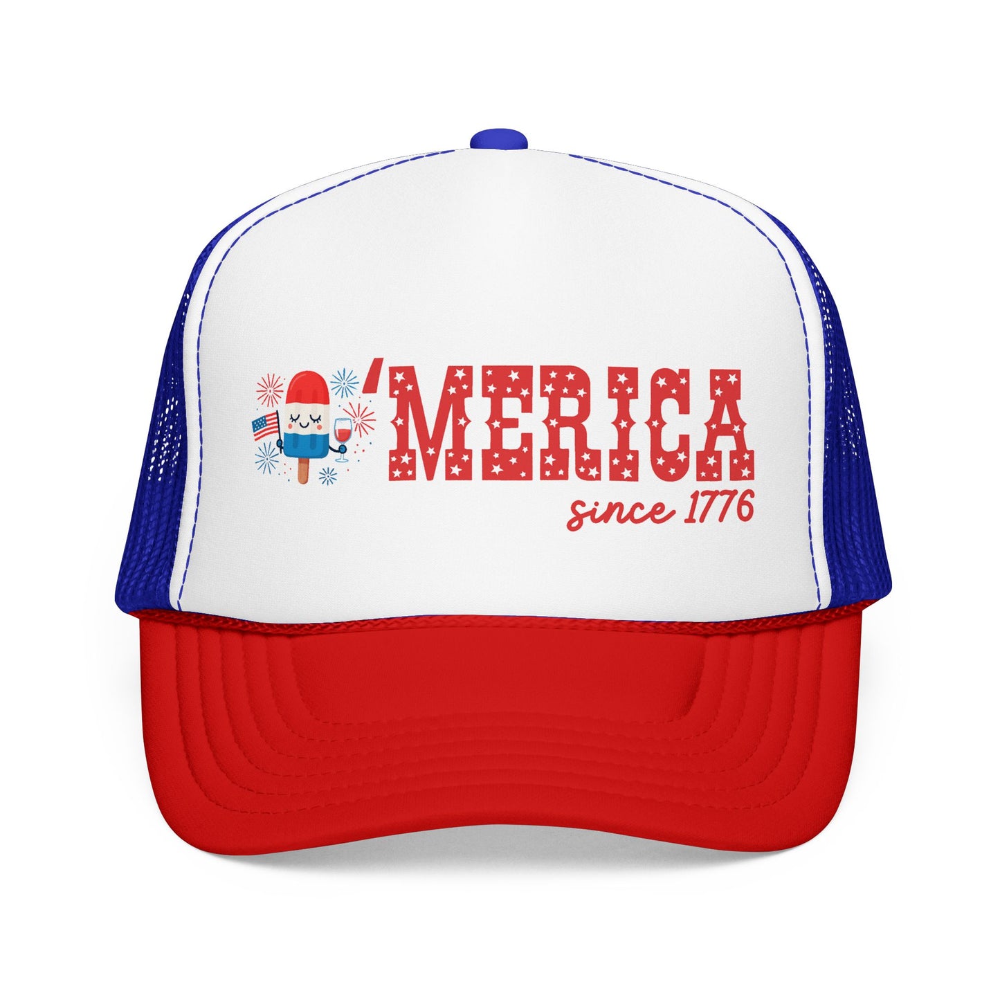 'Merica Patriotic Popsicle Trucker Hat