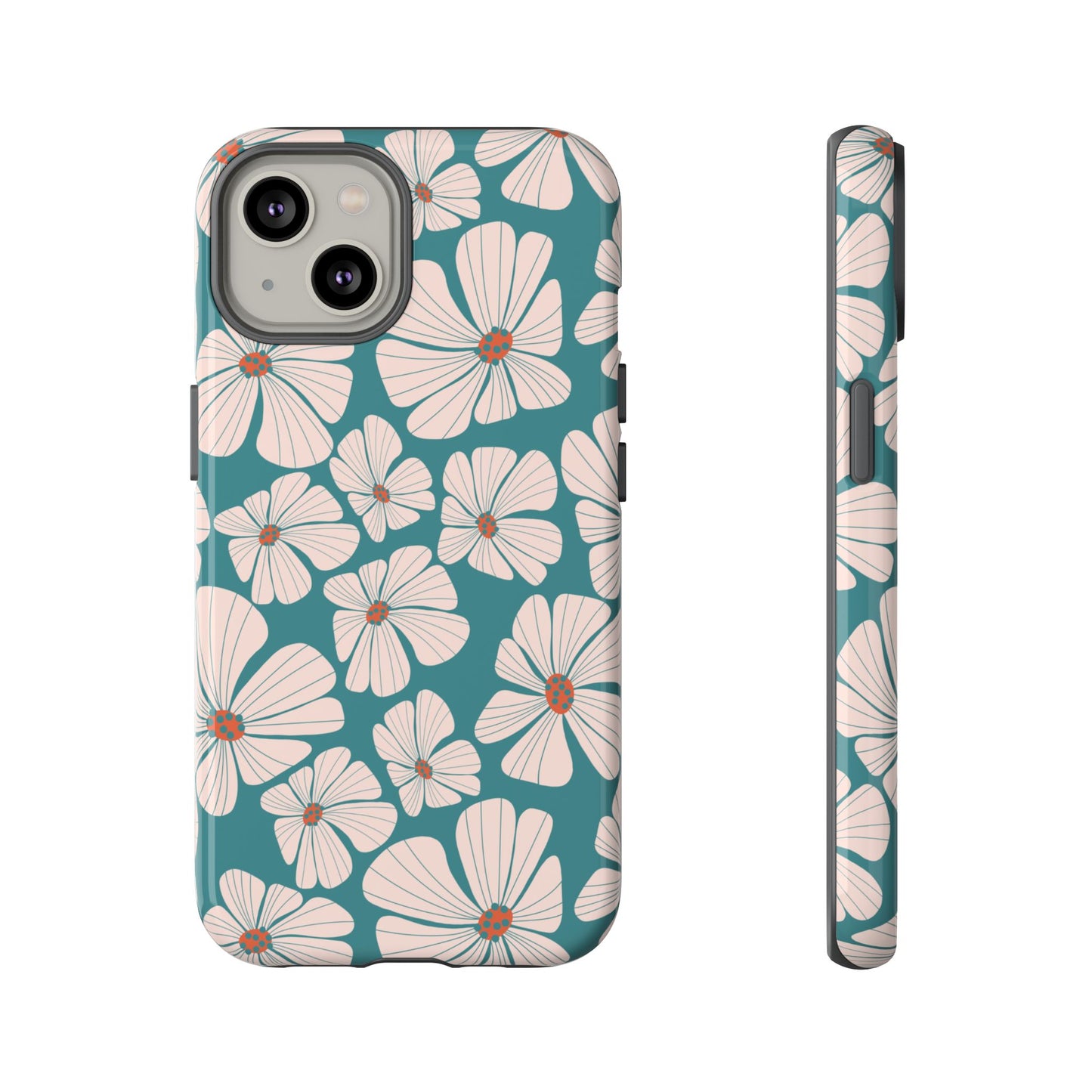 Retro Bloom Tough Phone Case