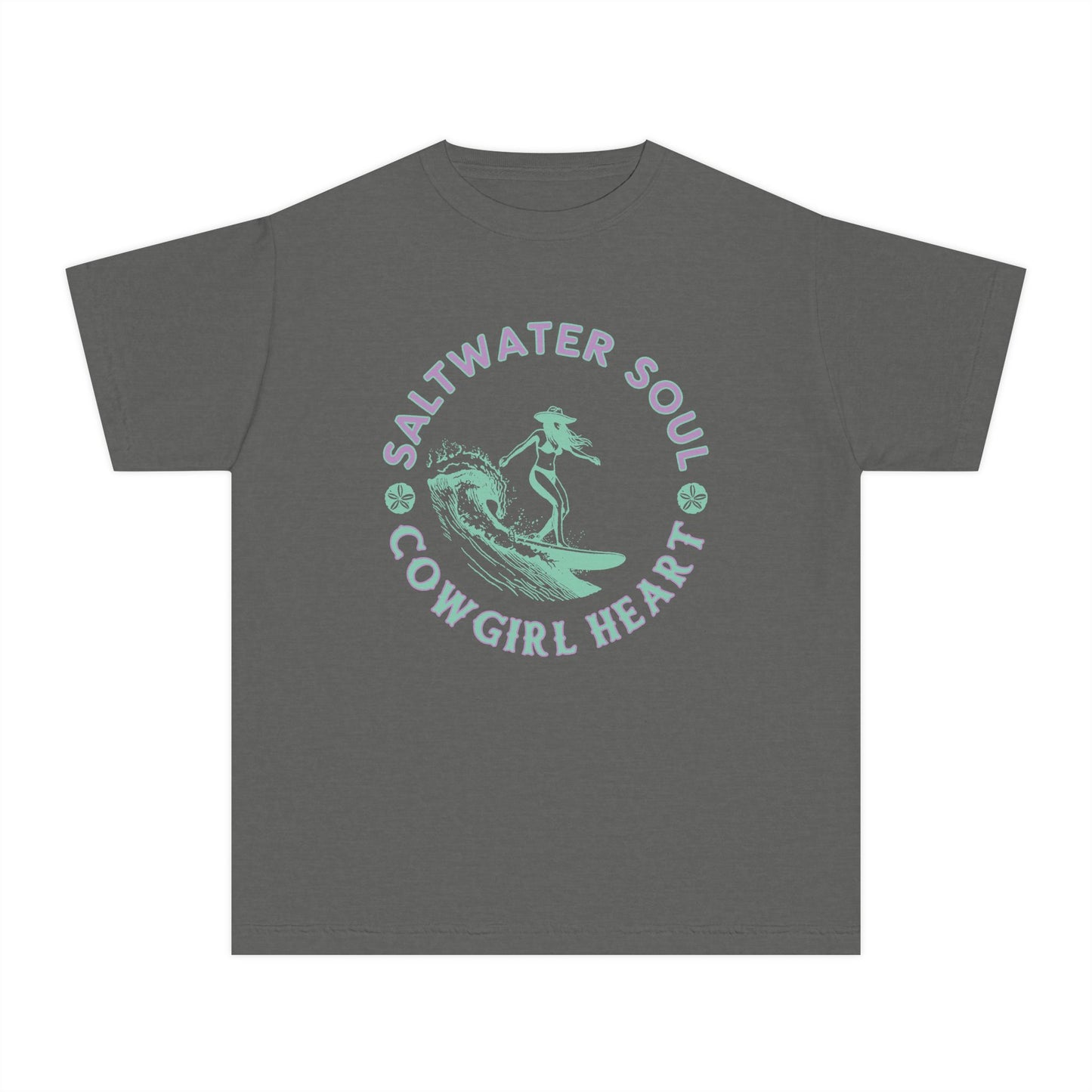 Saltwater Soul, Cowgirl Heart Kids Tee