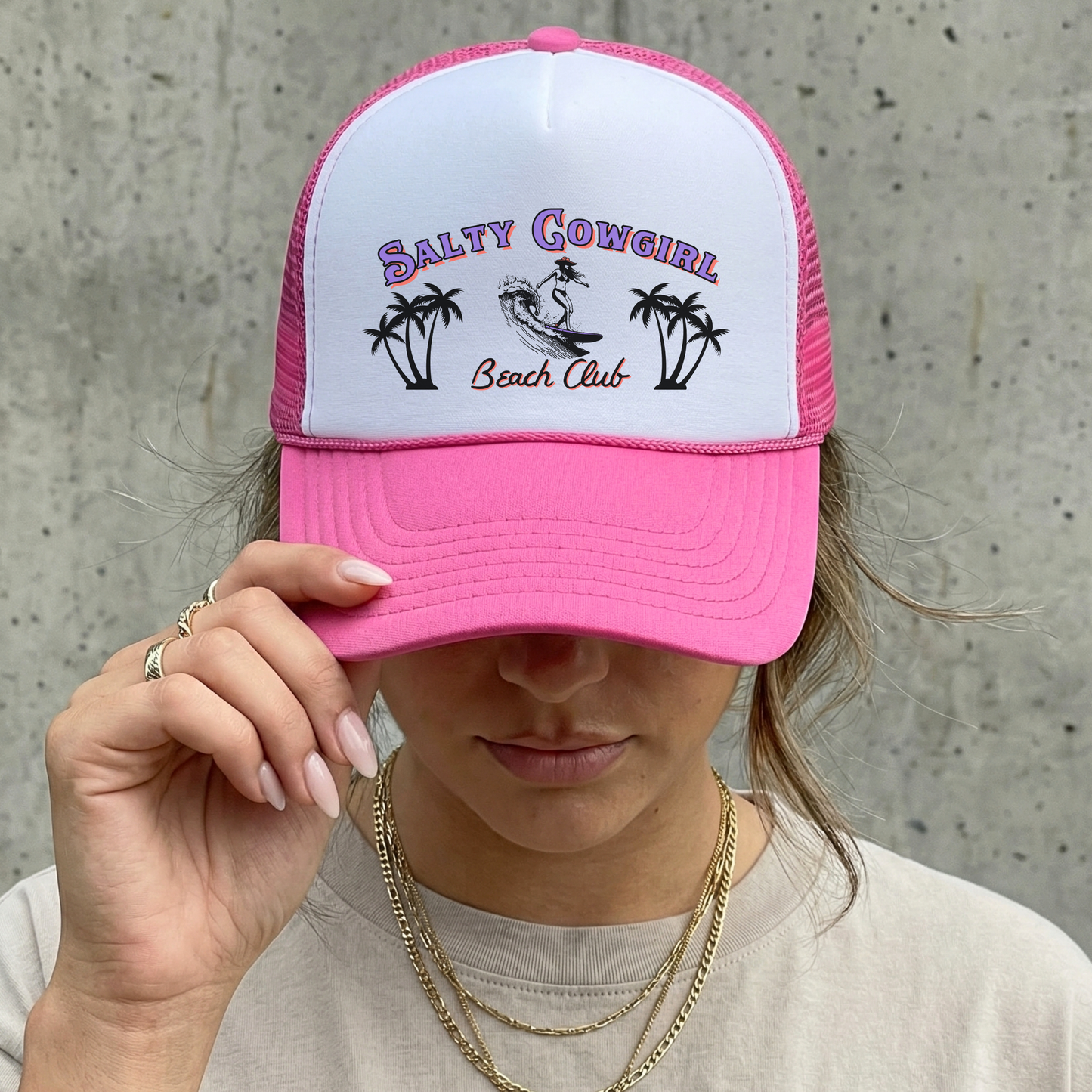 Salty Cowgirl Trucker Hat
