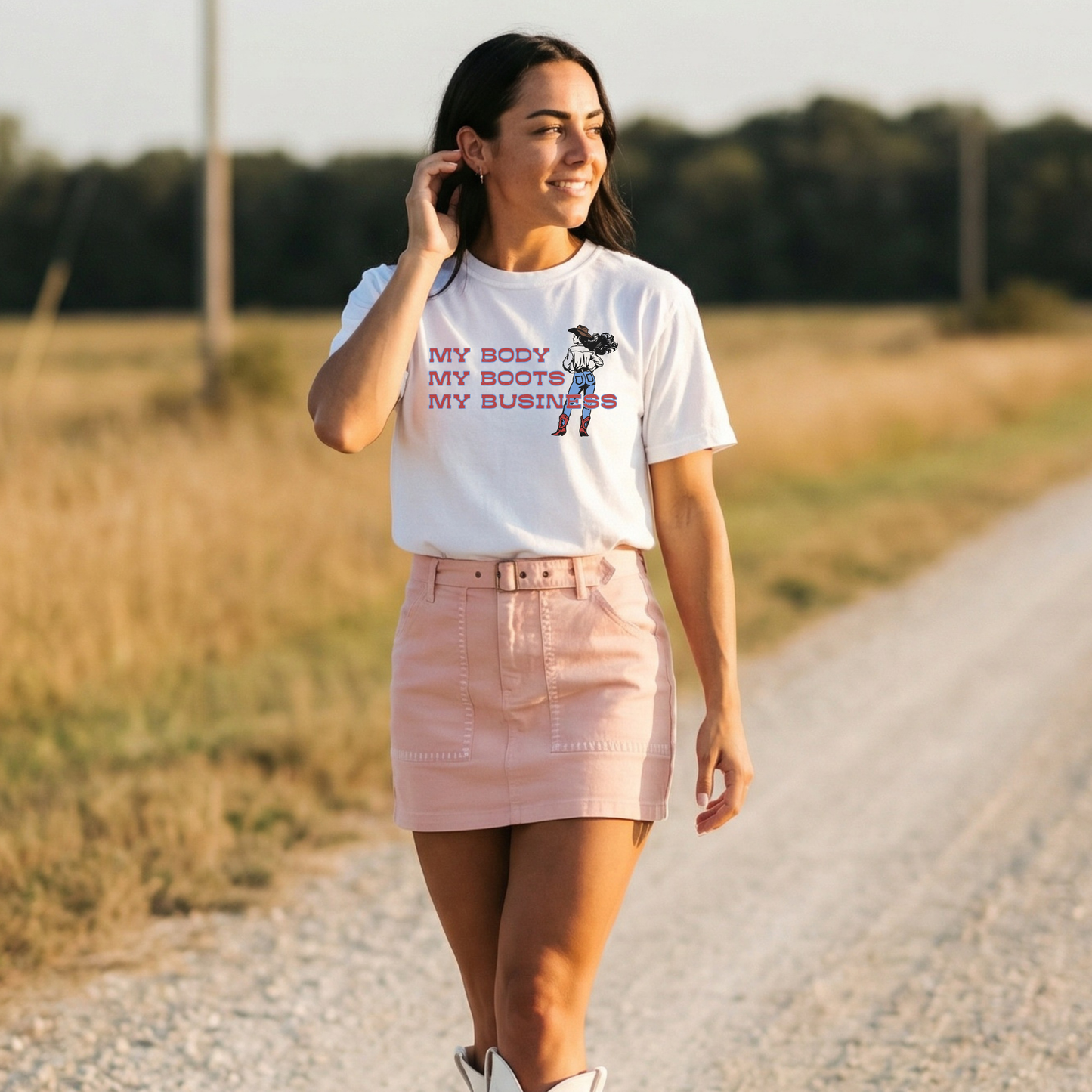 My Boots My Business Cowgirl Tee