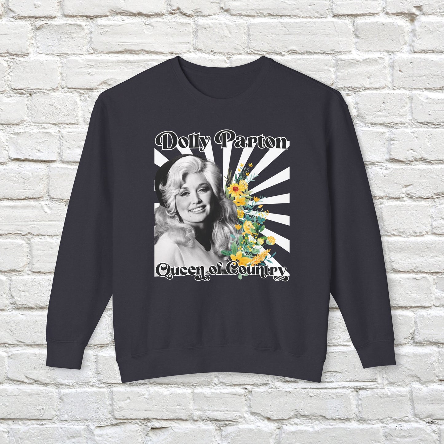 Dolly Parton Queen of Country Cozy Sweatshirt