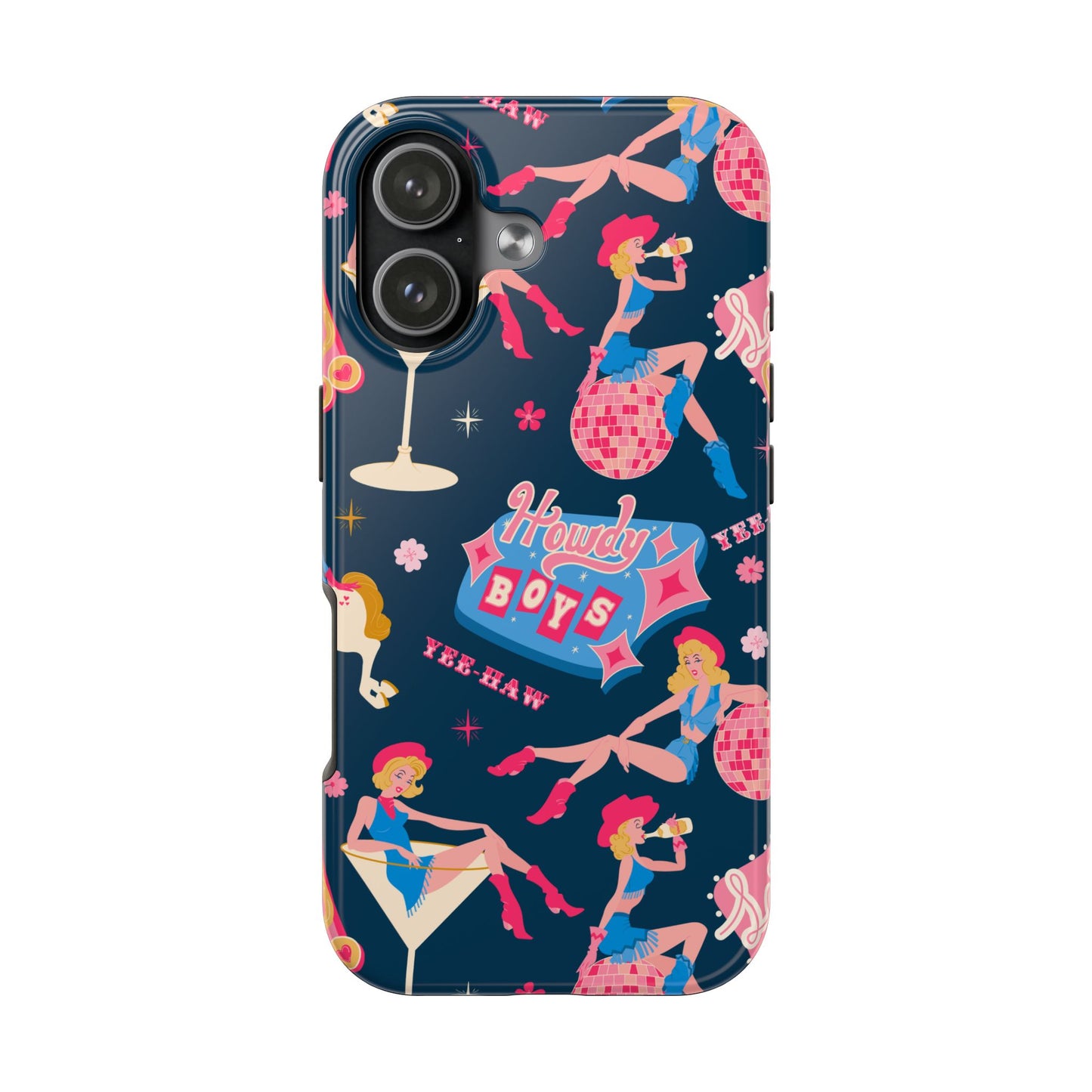 Cowgirl Cocktails Tough Iphone Case