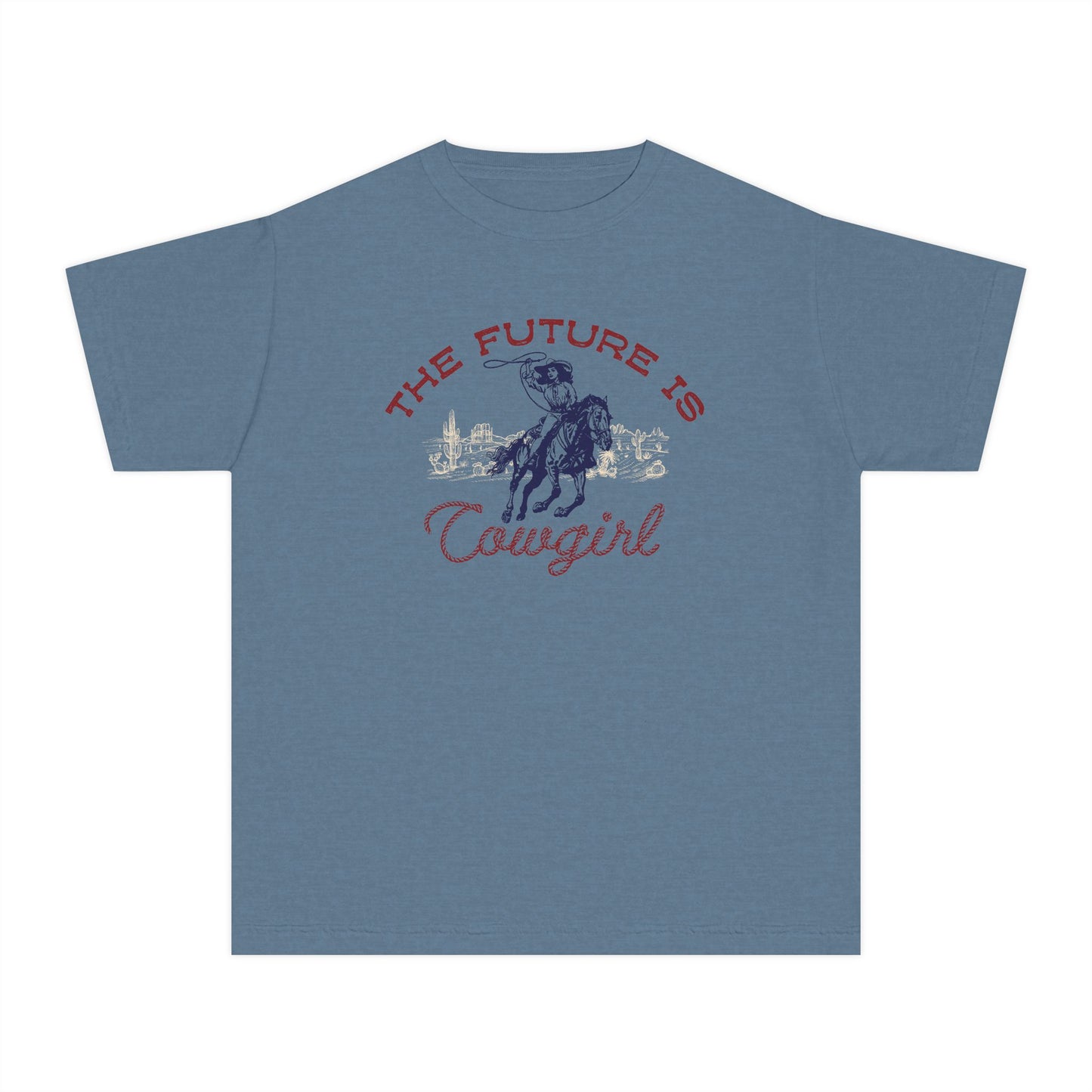 The Future Is Cowgirl Kids Tee