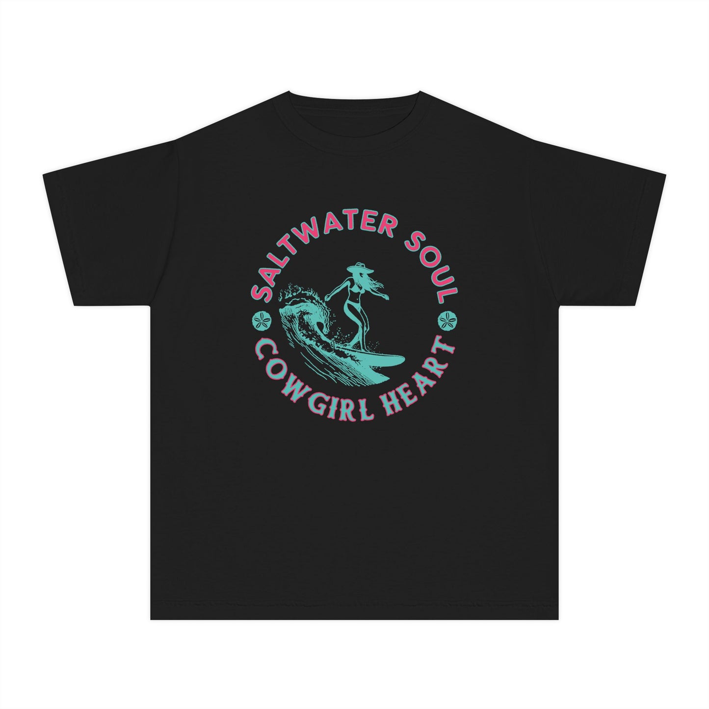 Saltwater Soul, Cowgirl Heart Kids Tee