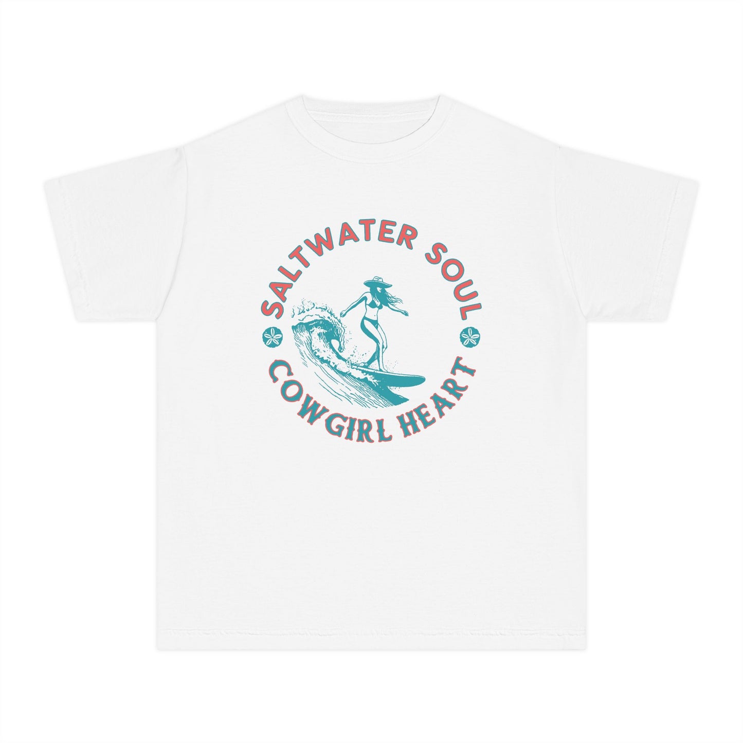Saltwater Soul, Cowgirl Heart Kids Tee