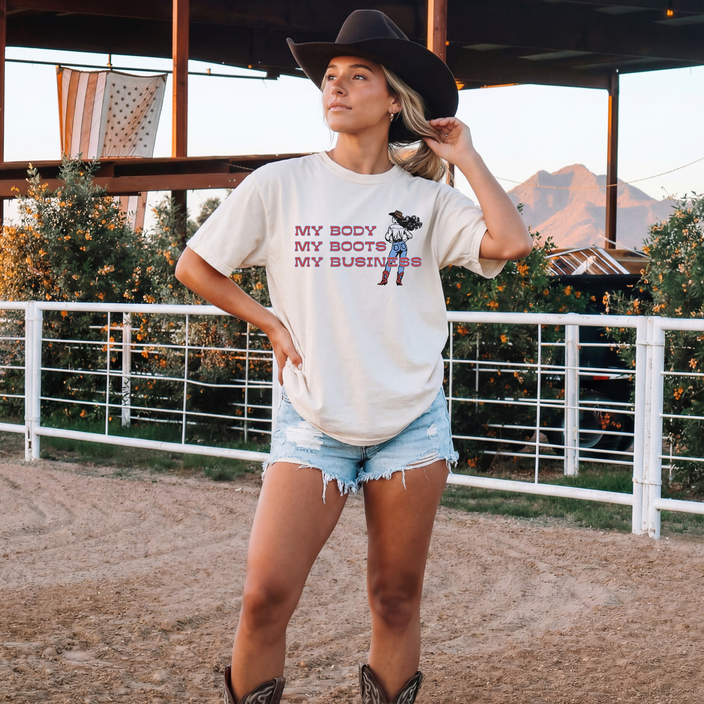 My Boots My Business Cowgirl Tee