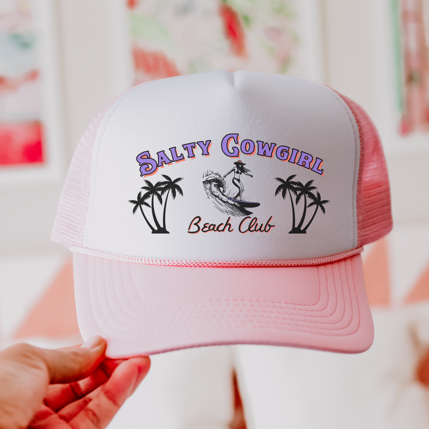 Salty Cowgirl Trucker Hat