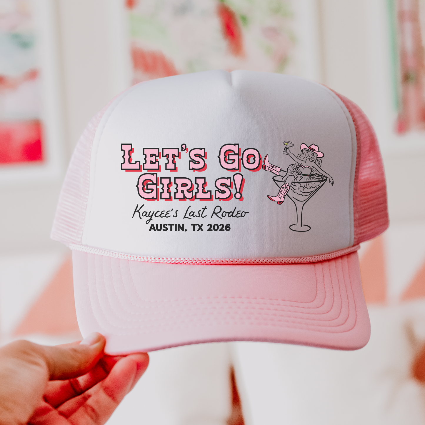 Let's Go Girls Trucker Hat | Customizable