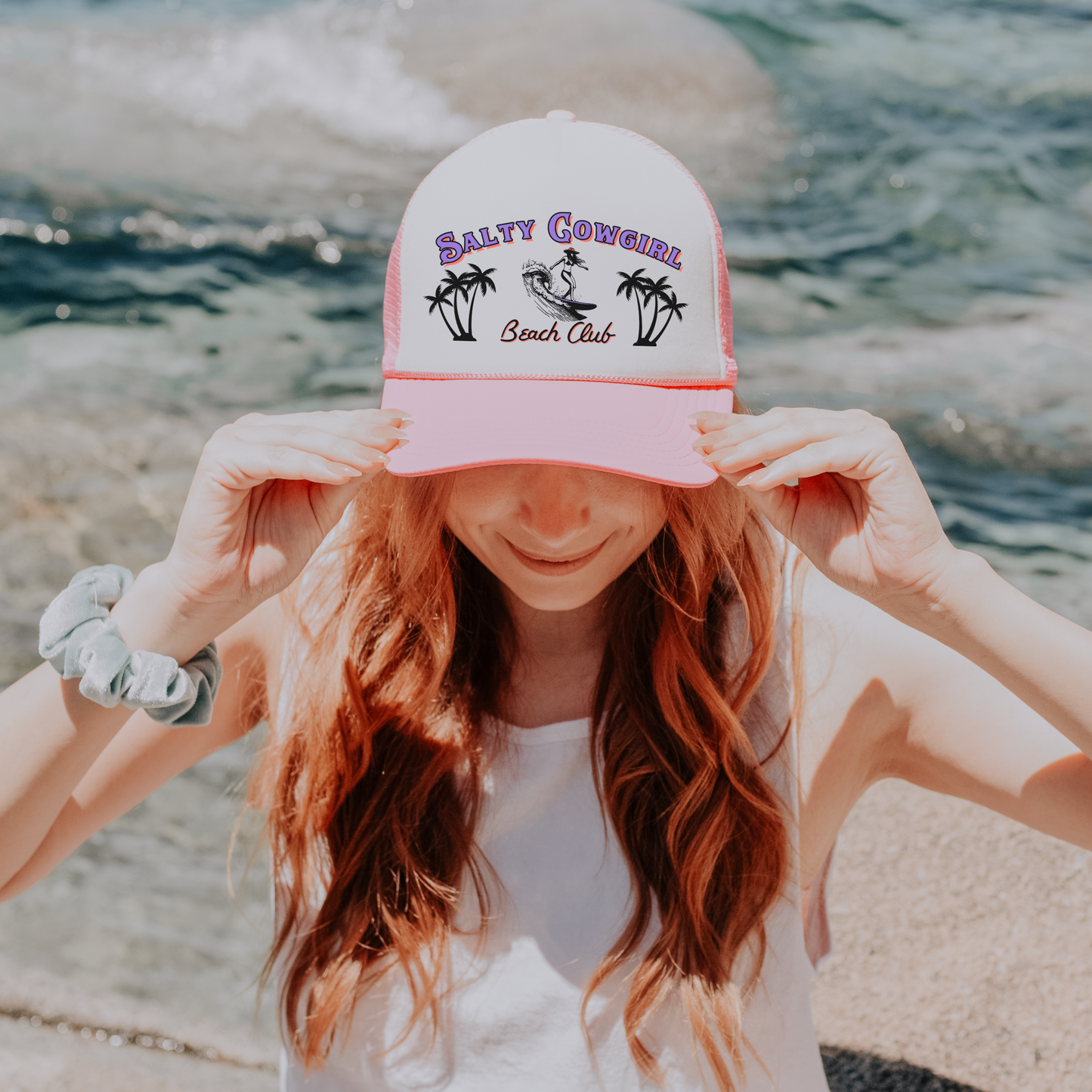 Salty Cowgirl Trucker Hat