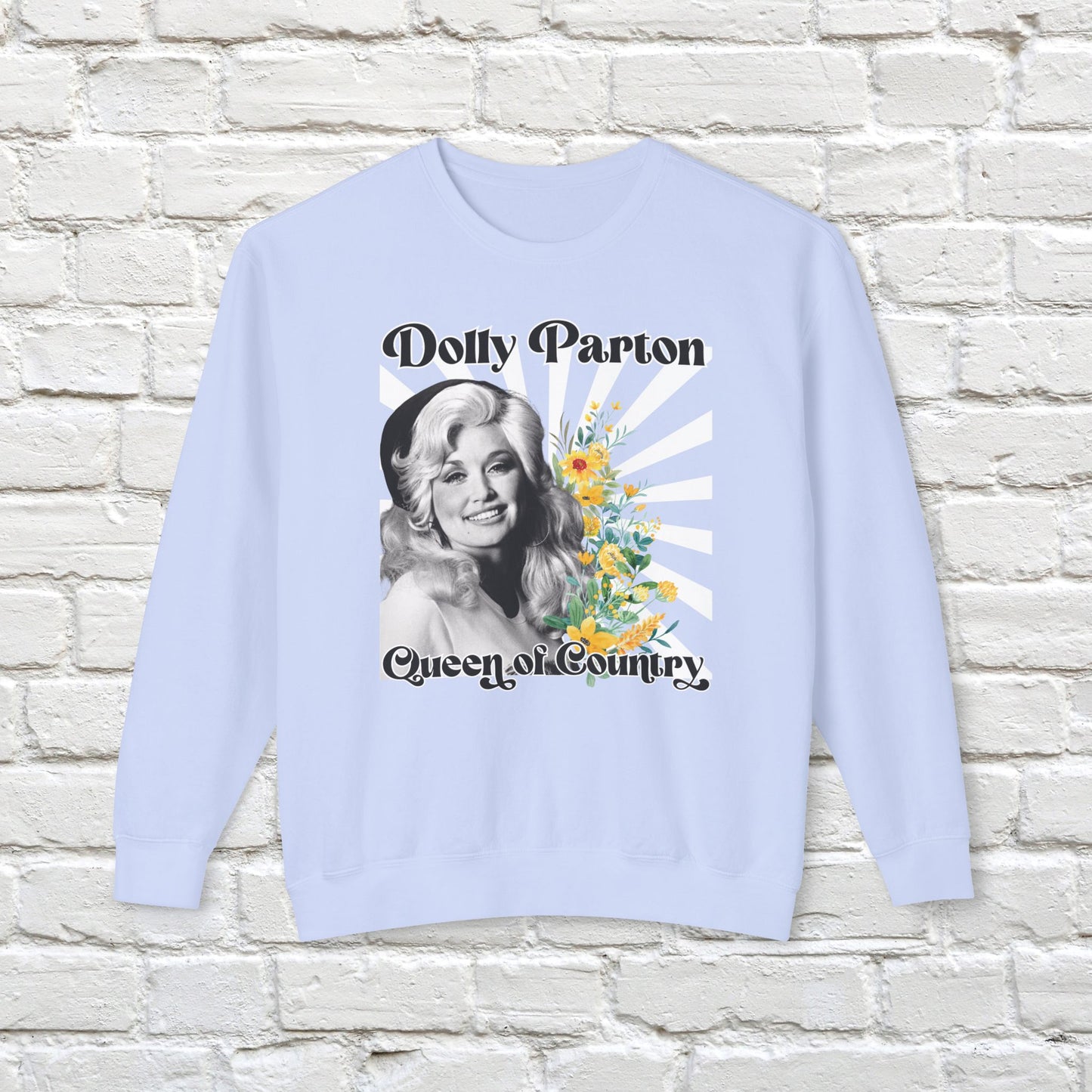 Dolly Parton Queen of Country Cozy Sweatshirt