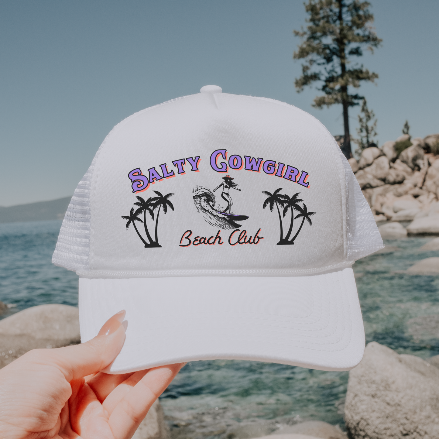 Salty Cowgirl Trucker Hat