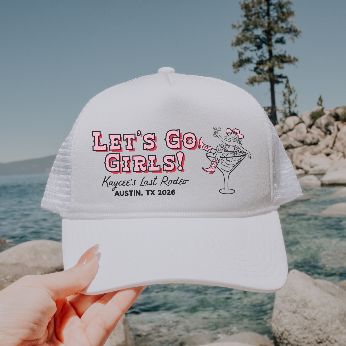 Let's Go Girls Trucker Hat | Customizable