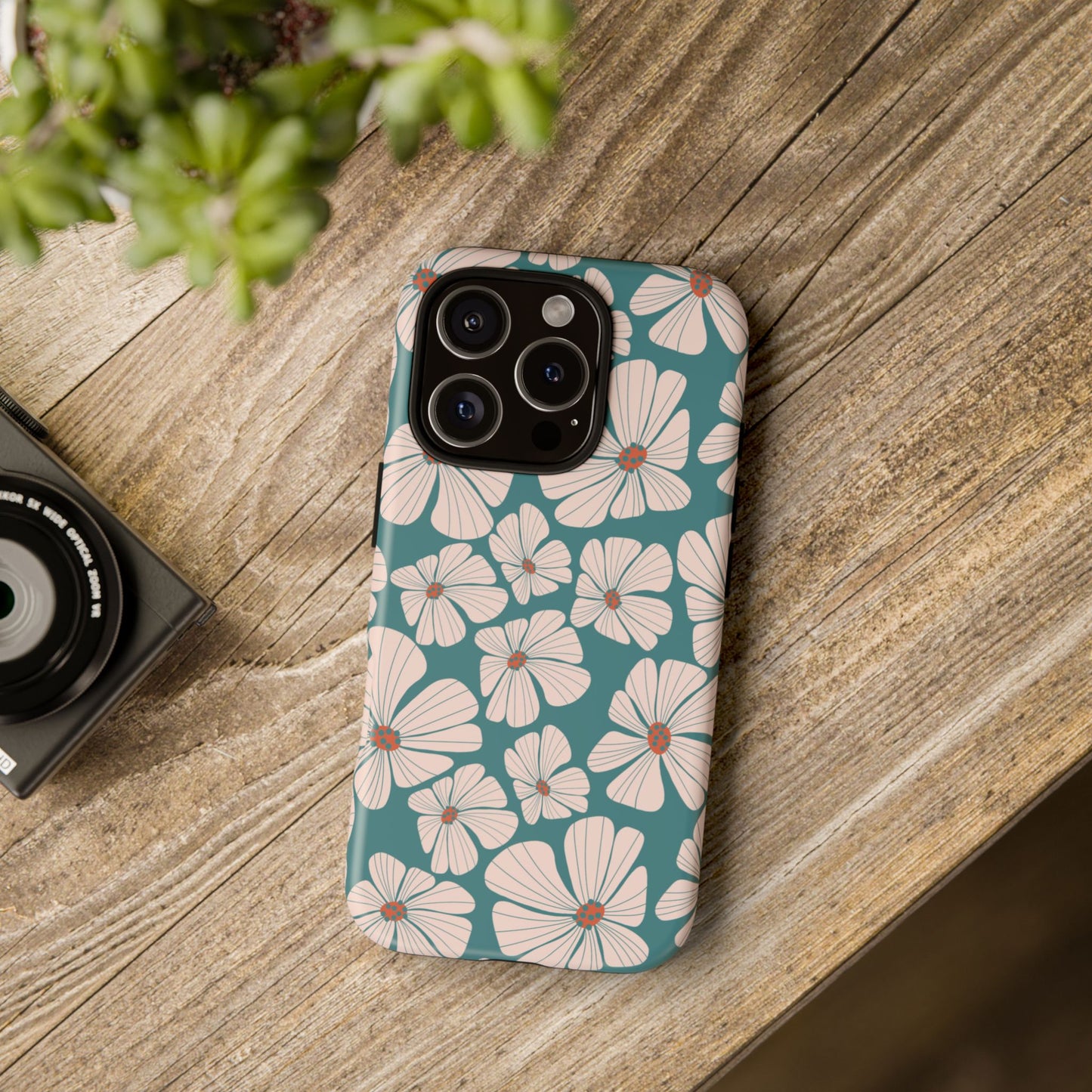 Retro Bloom Tough Phone Case
