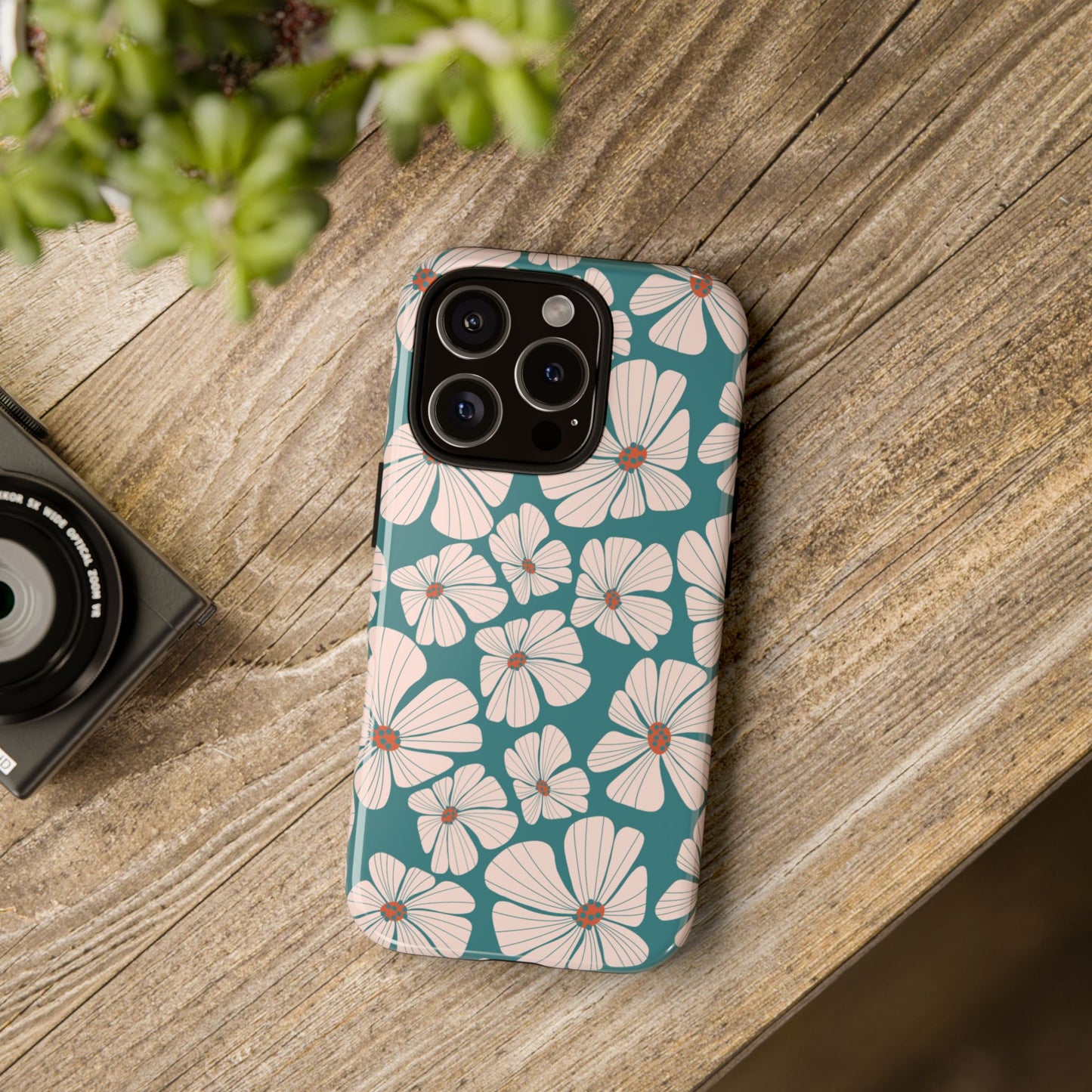 Retro Bloom Tough Phone Case