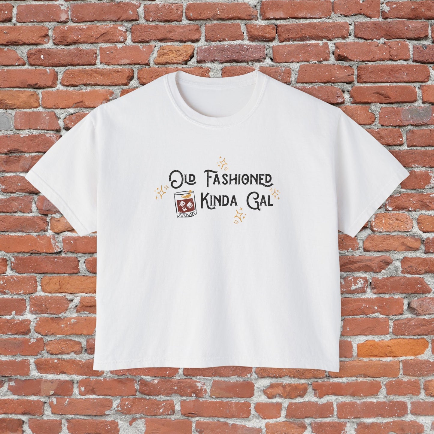 Old Fashioned Kinda Girl Vintage Cocktail Tee